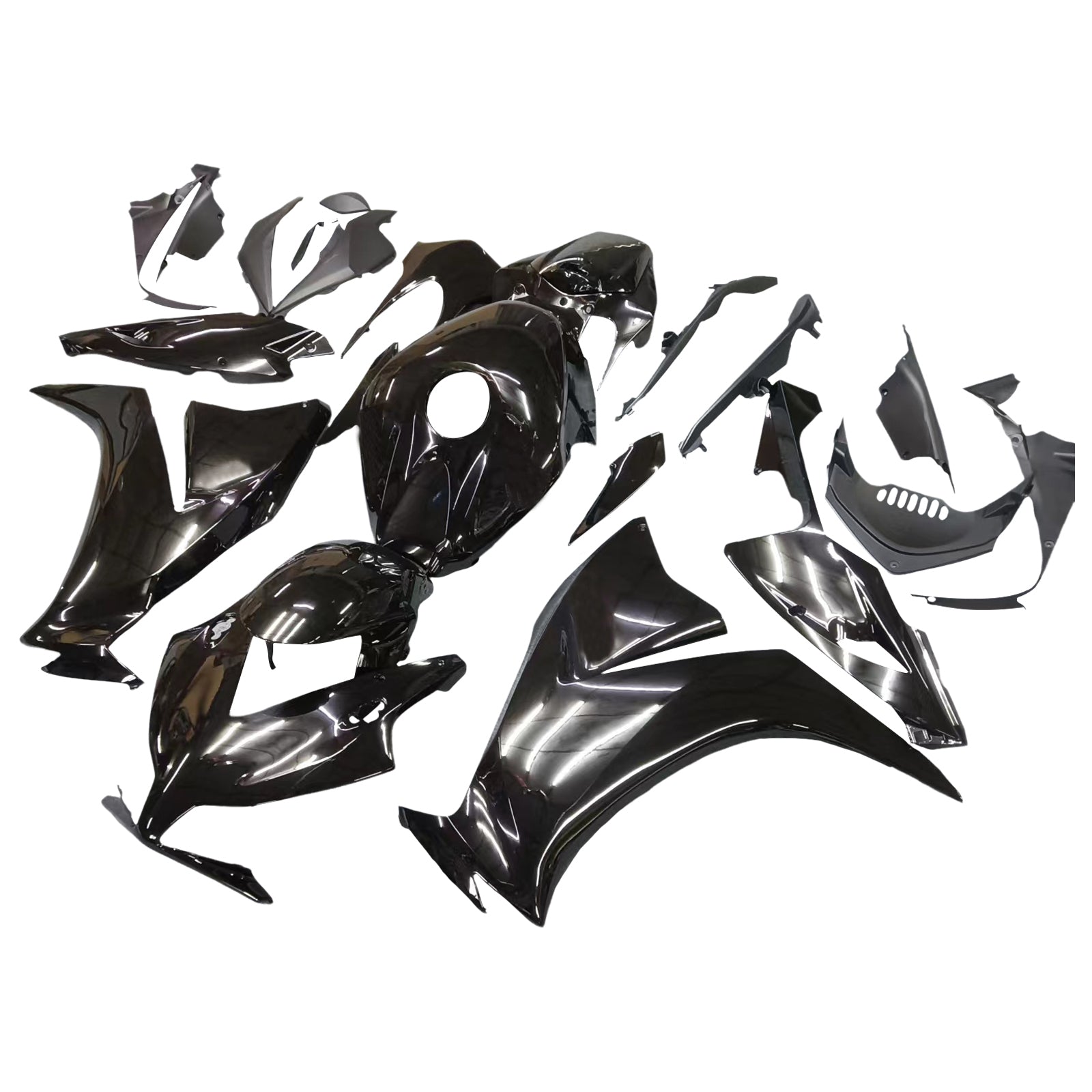 2012-2016 Honda CBR1000RR Black CBR Racing Fairings Generic