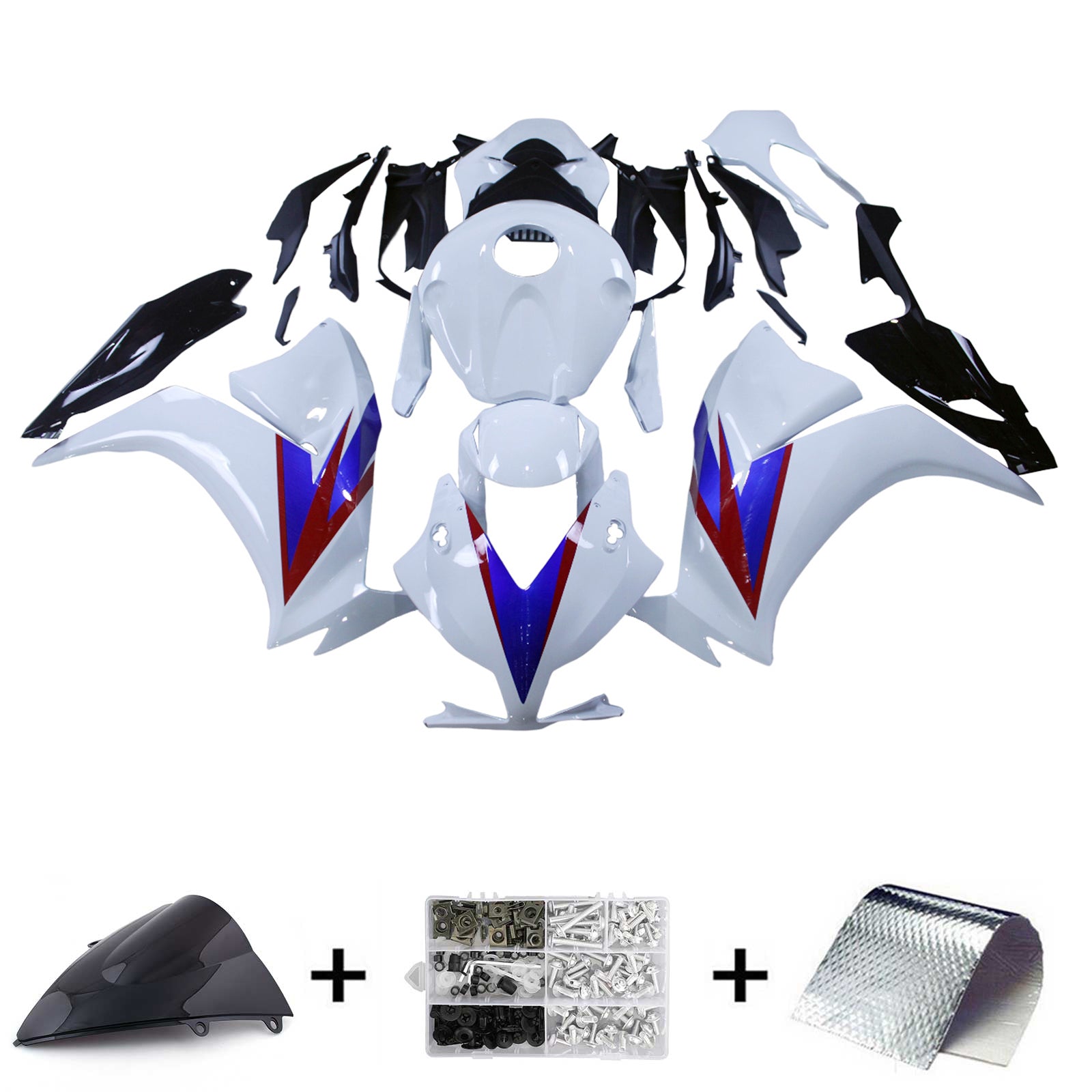 2012-2016 Honda CBR1000RR Injection Fairing Kit Bodywork Plastic ABS#163