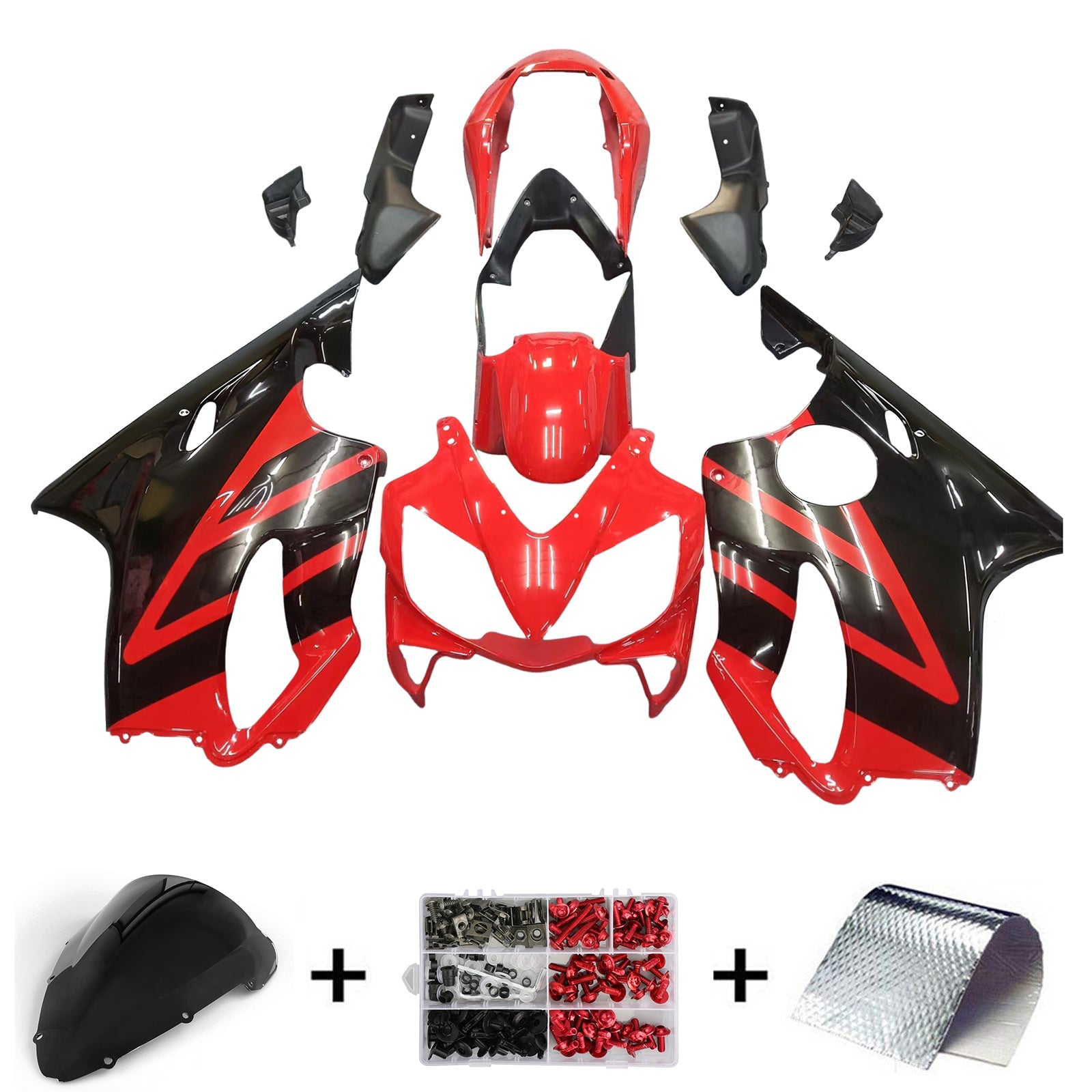 2004-2007 Honda CBR600 F4i Injection Fairing Kit Bodywork Plastic ABS