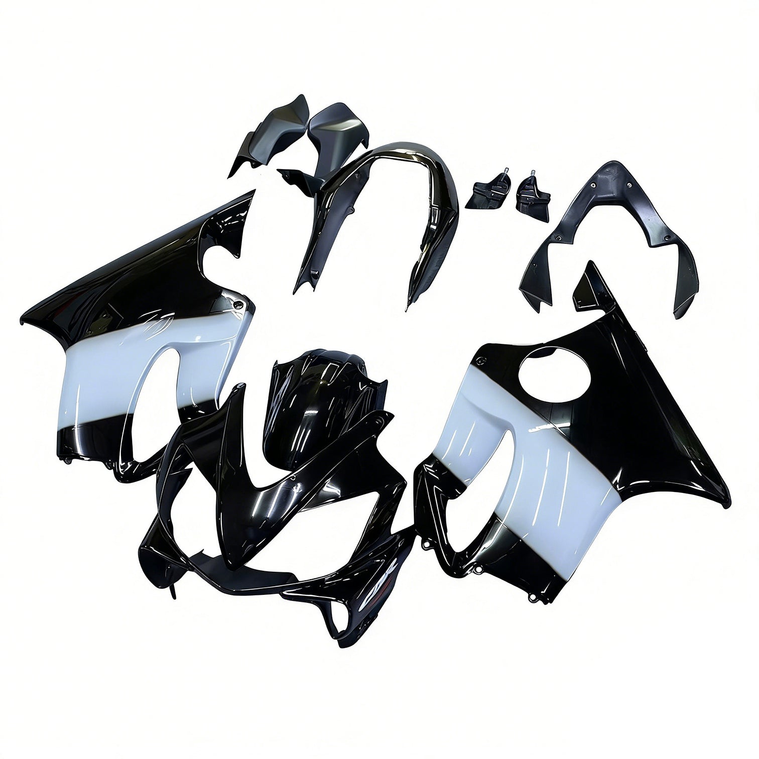 2004-2007 Honda CBR 600 F4i Black West Racing Fairings Generic