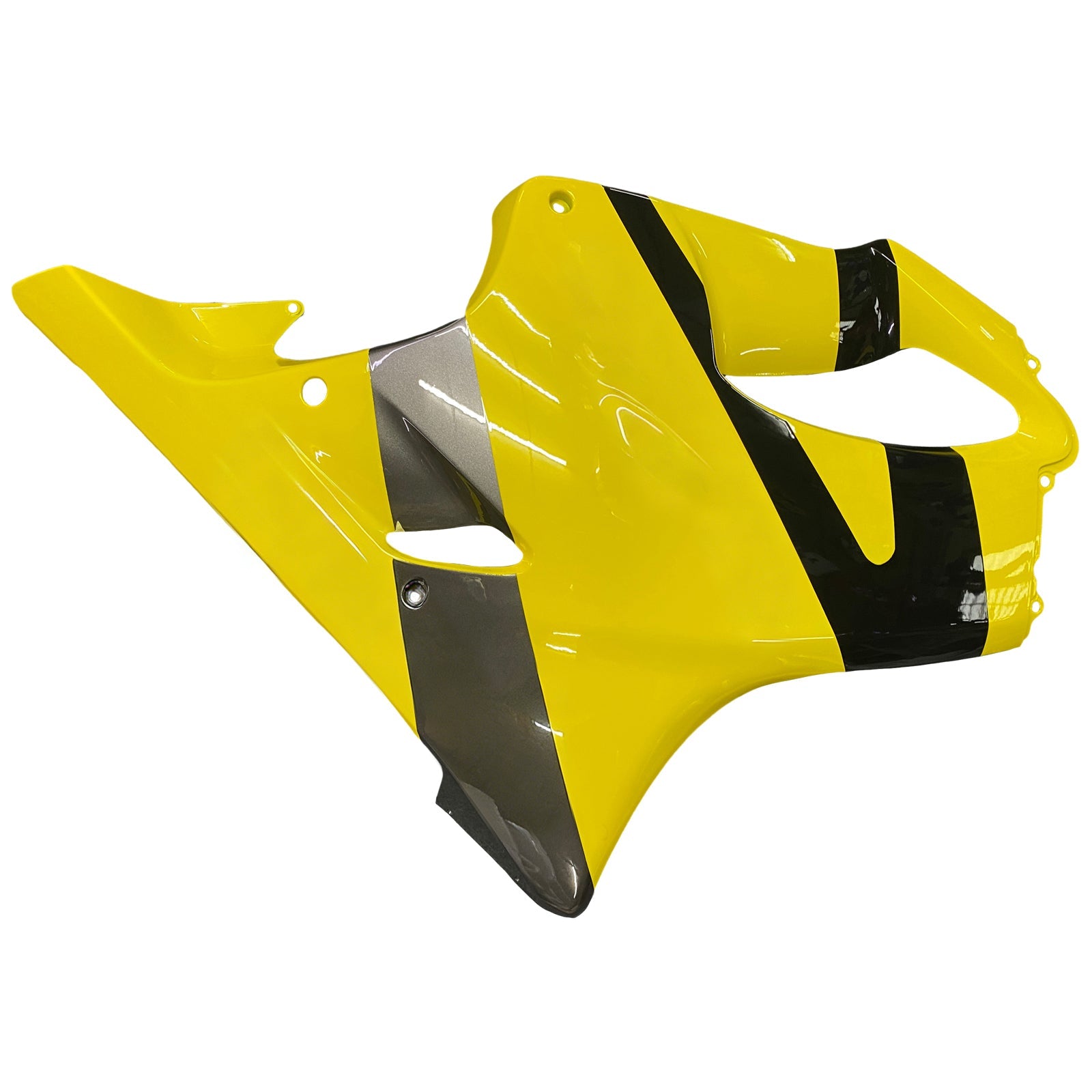 2004-2007 Honda CBR 600 F4i Yellow & Black CBR Racing Fairings Generic