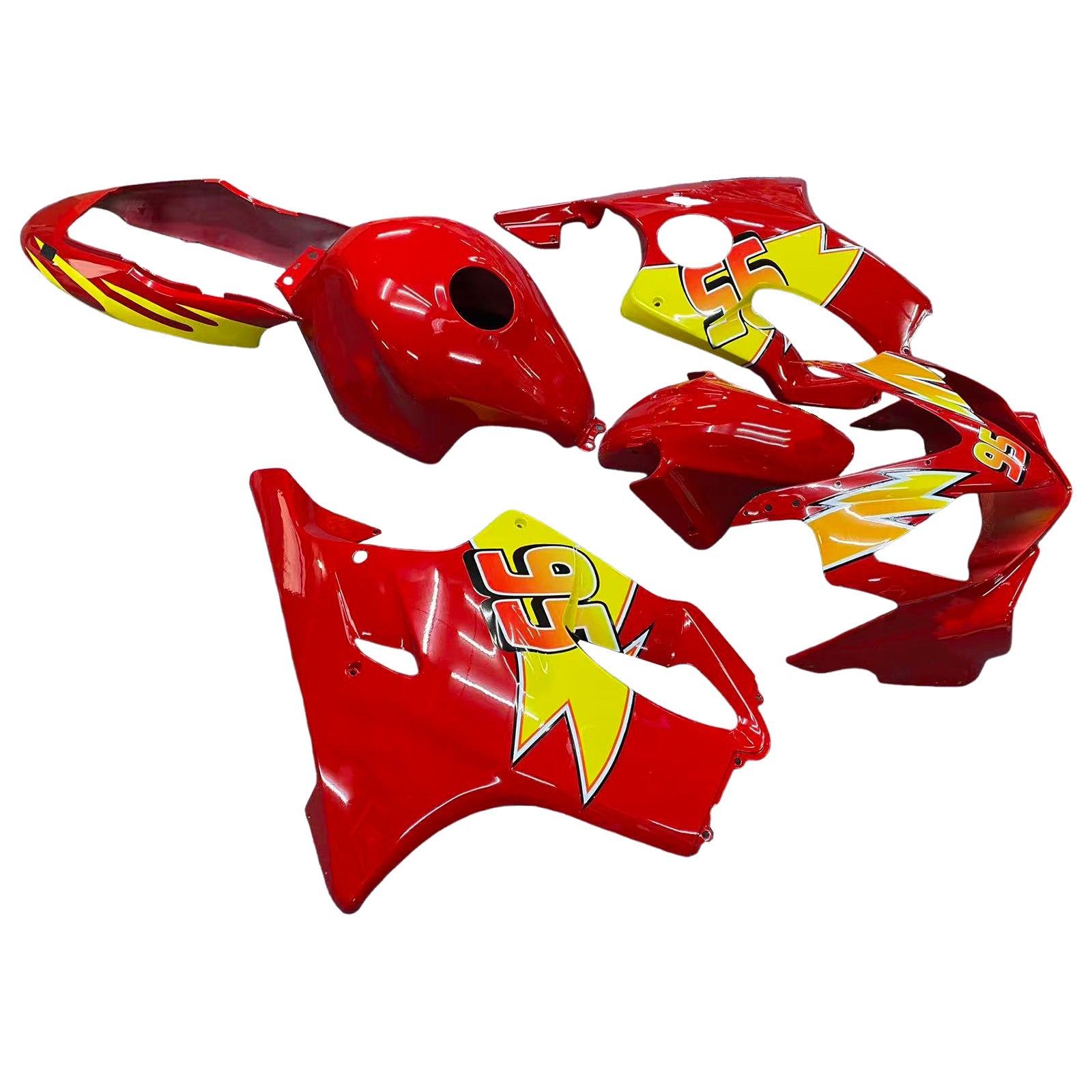 Injection Fairing Kit Bodywork Plastic ABS For Honda CBR600 F4i 2004-2007