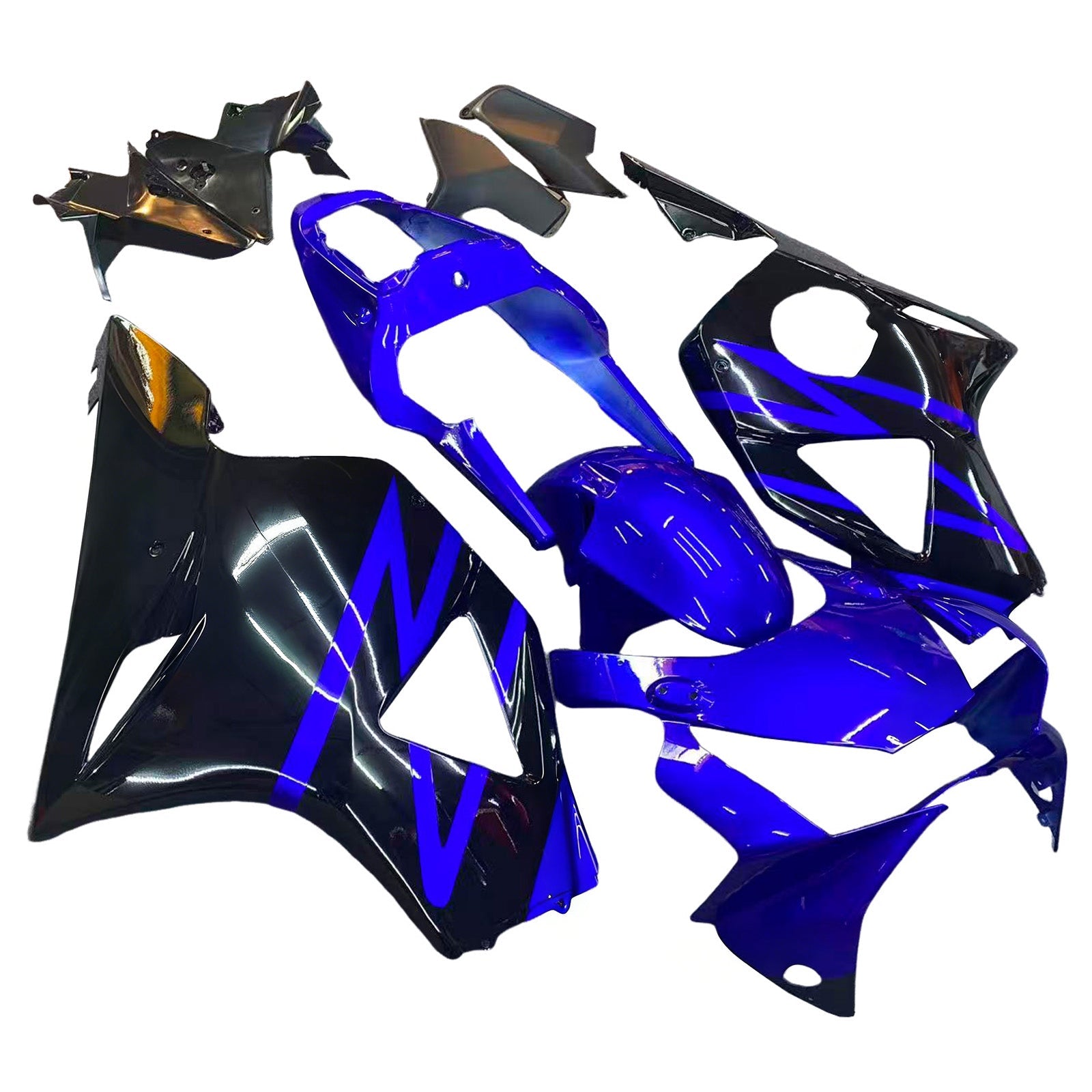 2002-2003 Honda CBR 954 RR Blue & Black RR Racing Fairings Generic