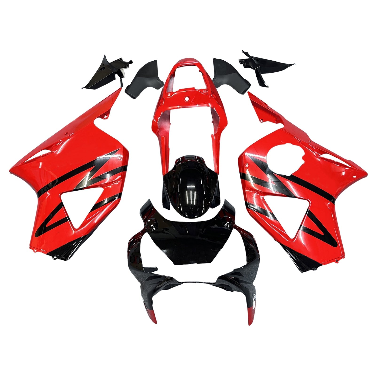 2002-2003 Honda CBR 954 RR Red & Black RR Racing Fairings Generic