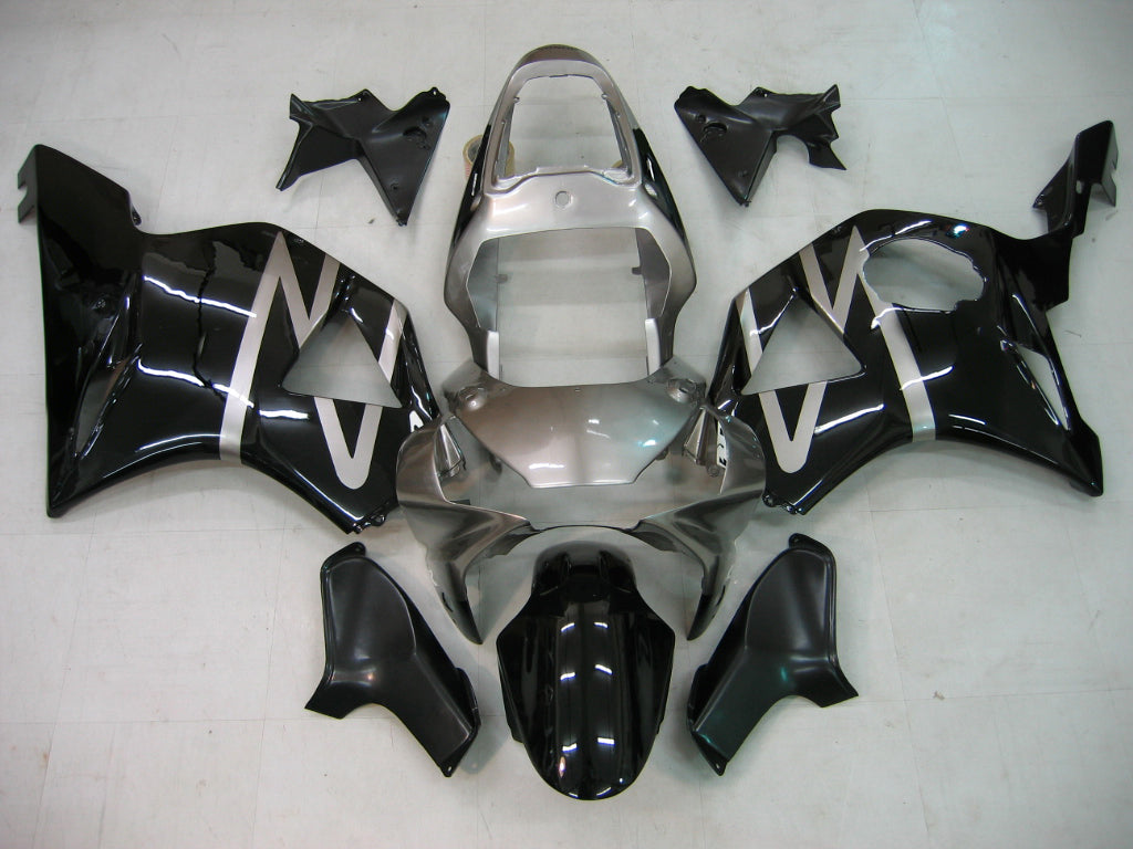 2002-2003 Honda CBR 954 RR Silver & Black RR Racing Fairings Generic