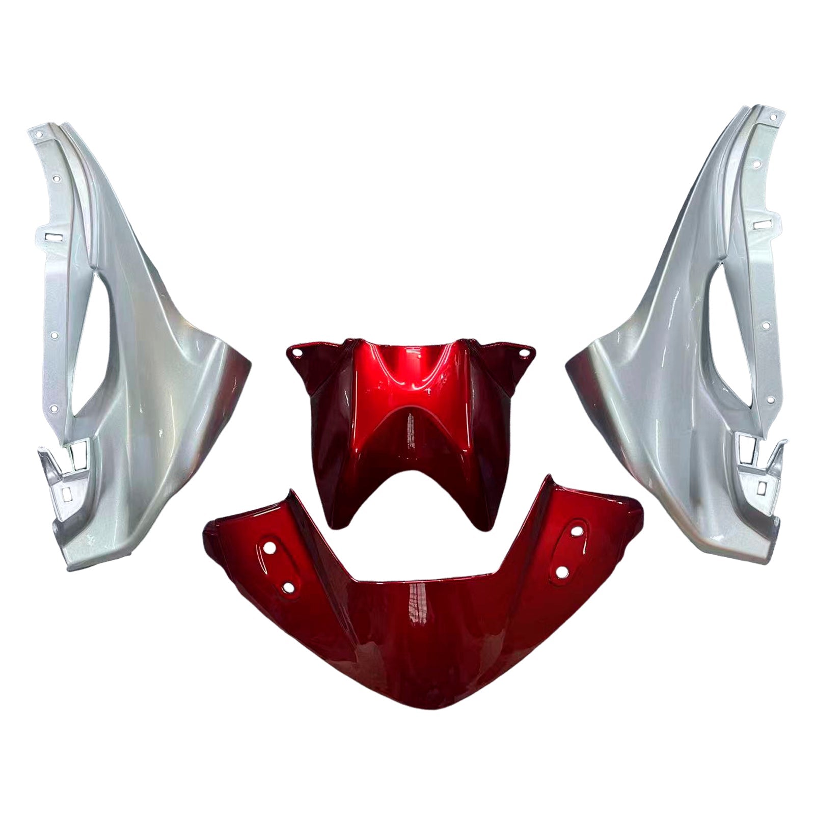 2011-2015 Honda CBR250R Amotopart Fairings Red Silver CBR Racing Customs Fairing