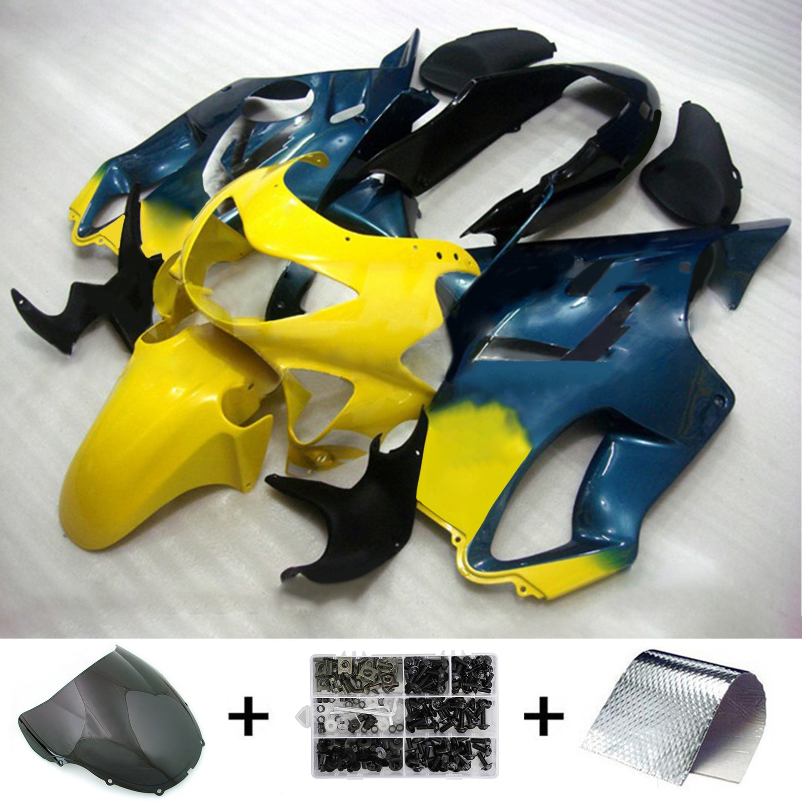 1999-2000 Honda CBR600 F4 Injection Fairing Kit Bodywork Plastic ABS#145