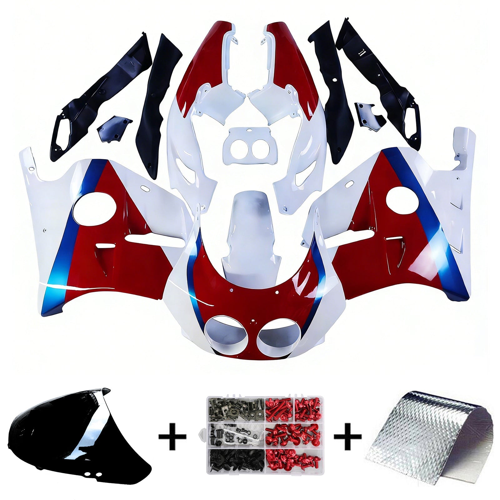 1990-1998 Honda CBR250RR MC22 Injection Fairing Kit Bodywork Plastic ABS
