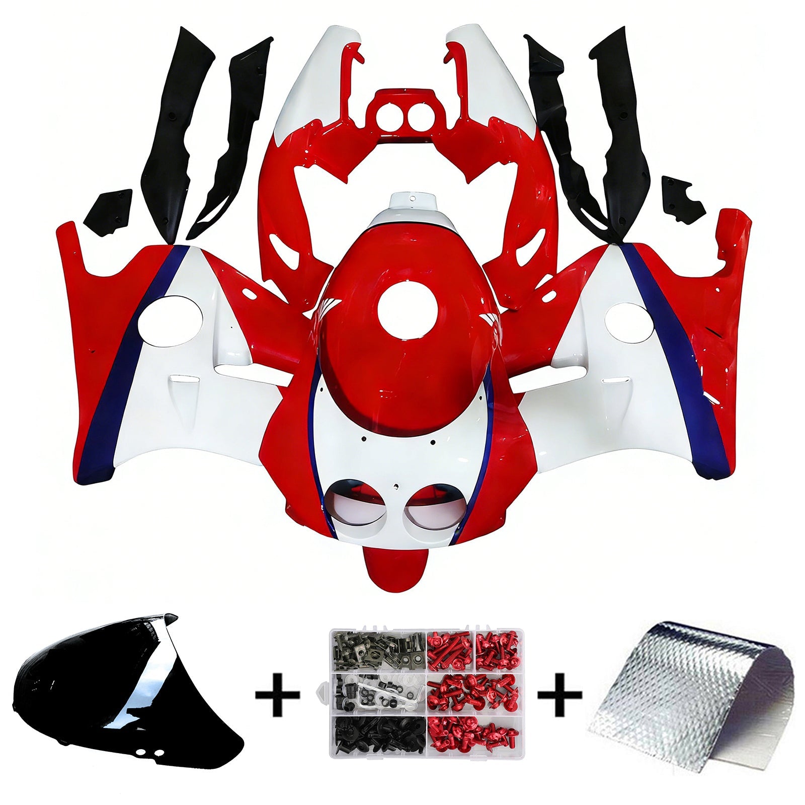 1990-1998 Honda CBR250RR MC22 Injection Fairing Kit Bodywork Plastic ABS