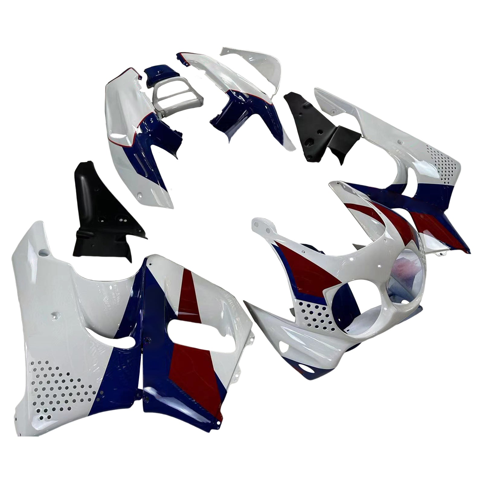 1992-1993 Honda CBR900RR 893 Amotopart Injection Fairing Kit Bodywork Plastic ABS #110
