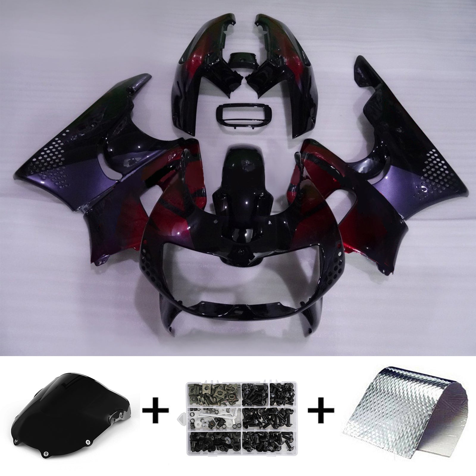 1994-1995 Honda CBR900RR 893 Amotopart Injection Fairing Kit Bodywork Plastic ABS #111