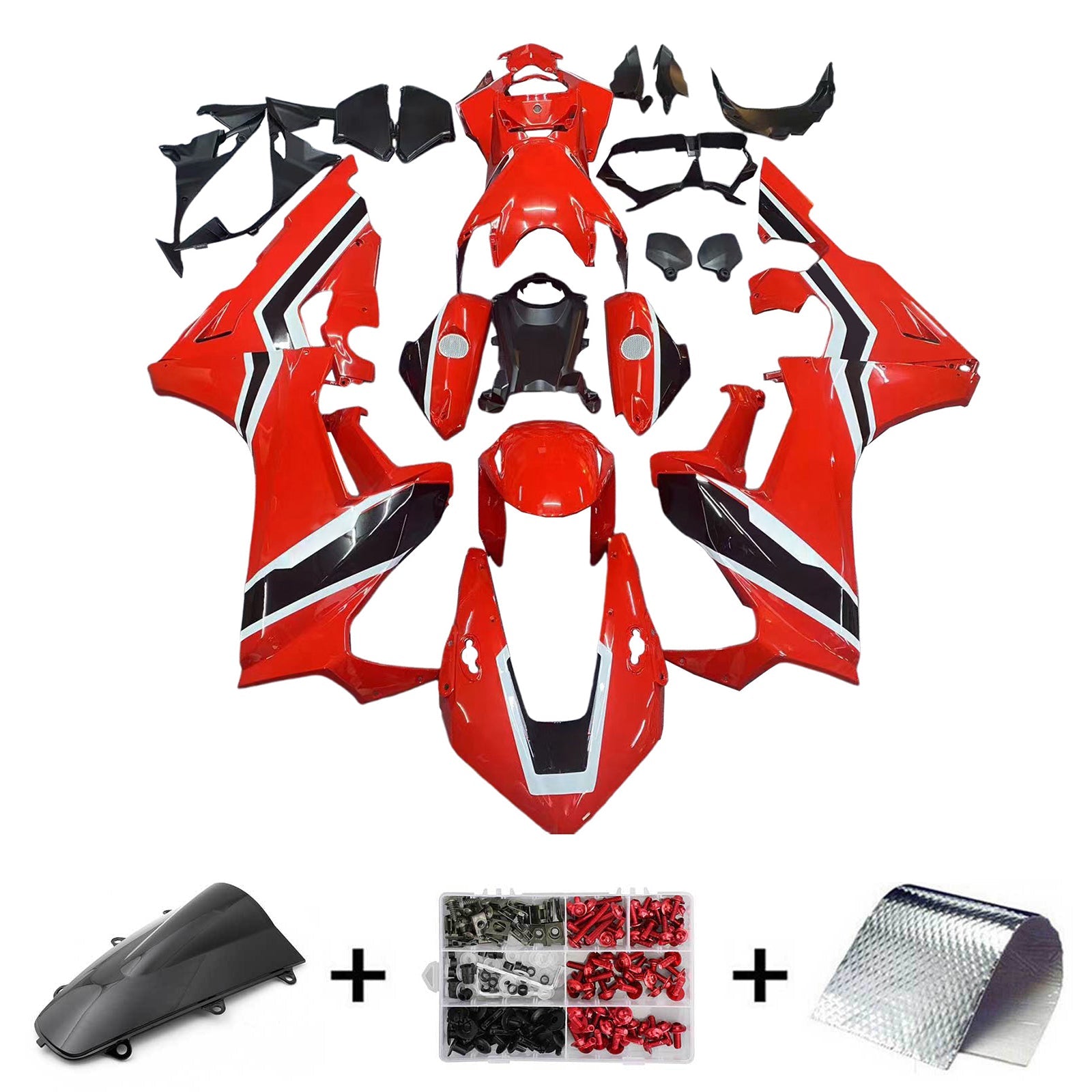 2017-2023 Honda CBR1000RR Amotopart Injection Fairing Kit Bodywork Plastic ABS #101