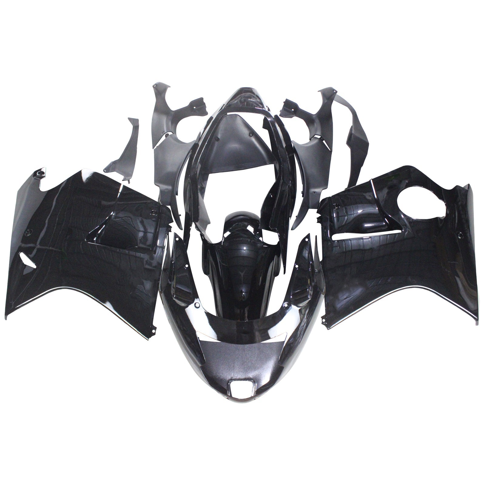 1996-2007 Honda CBR1100XX SuperBlackBird Amotopart Injection Fairing Kit Bodywork ABS #104