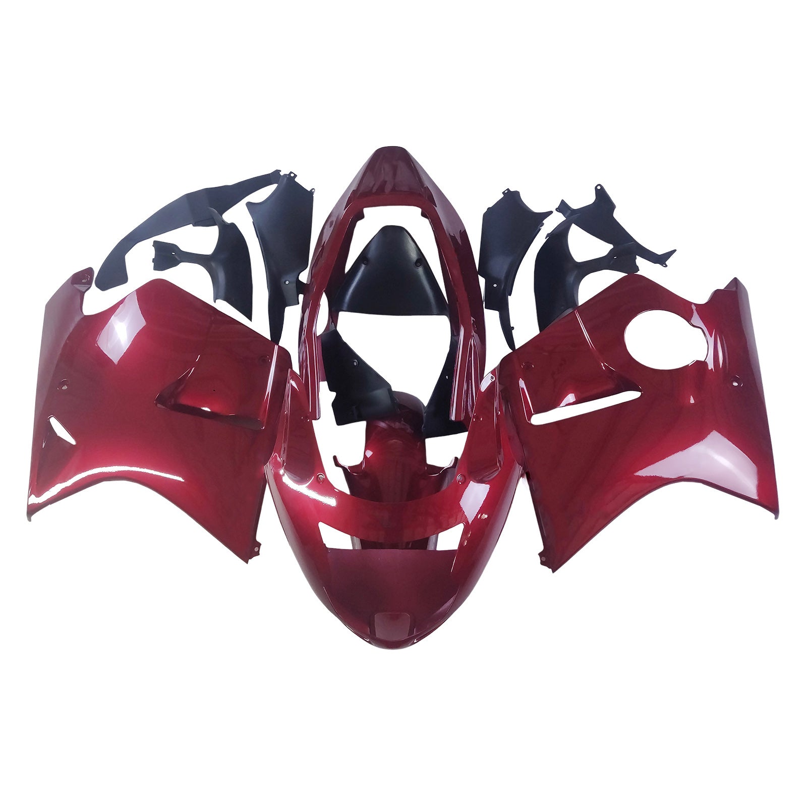 1996-2007 Honda CBR1100XX SuperBlackBird Amotopart Injection Fairing Kit Bodywork ABS #105