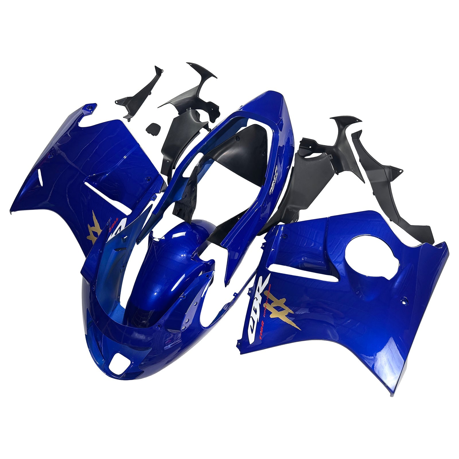1996-2007 Honda CBR1100XX SuperBlackBird Injection Fairing Kit Bodywork ABS#122