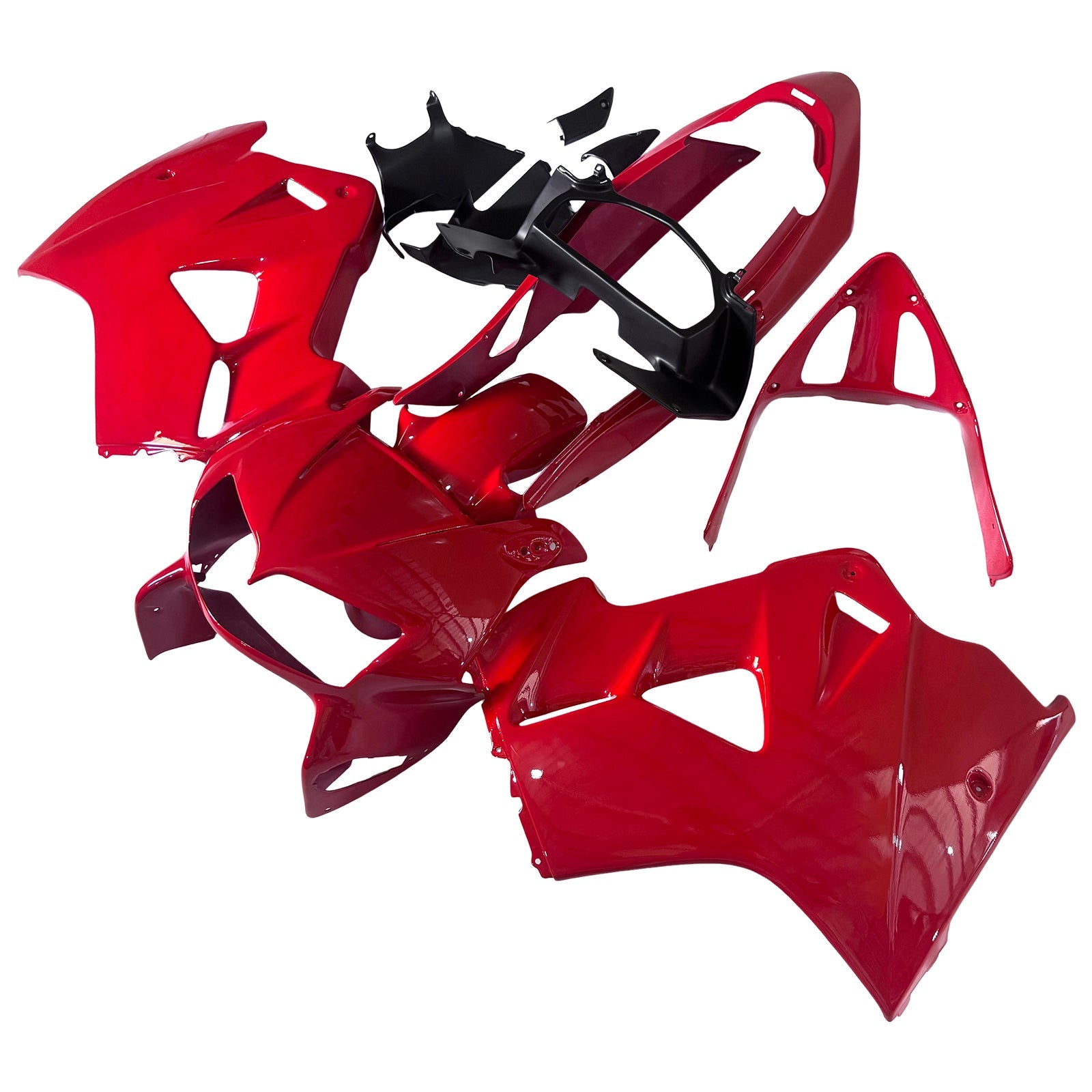 1998-2001 Honda VFR800 Amotopart Injection Fairing Kit Bodywork Plastic ABS #102