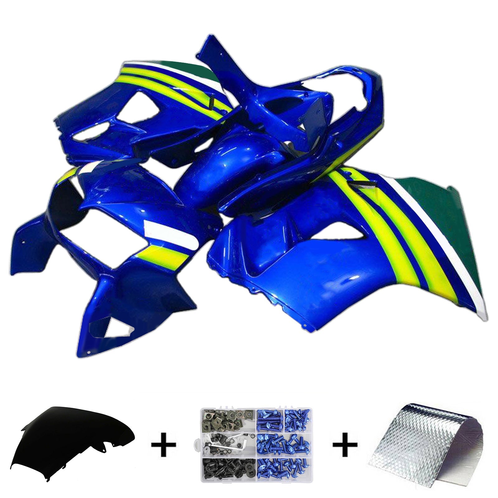 1998-2001 Honda VFR800 Injection Fairing Kit Bodywork Plastic ABS