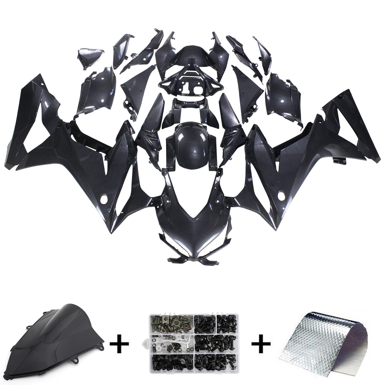 2019-2020 Honda CBR650R Amotopart Injection Fairing Kit Bodywork Plastic ABS #101