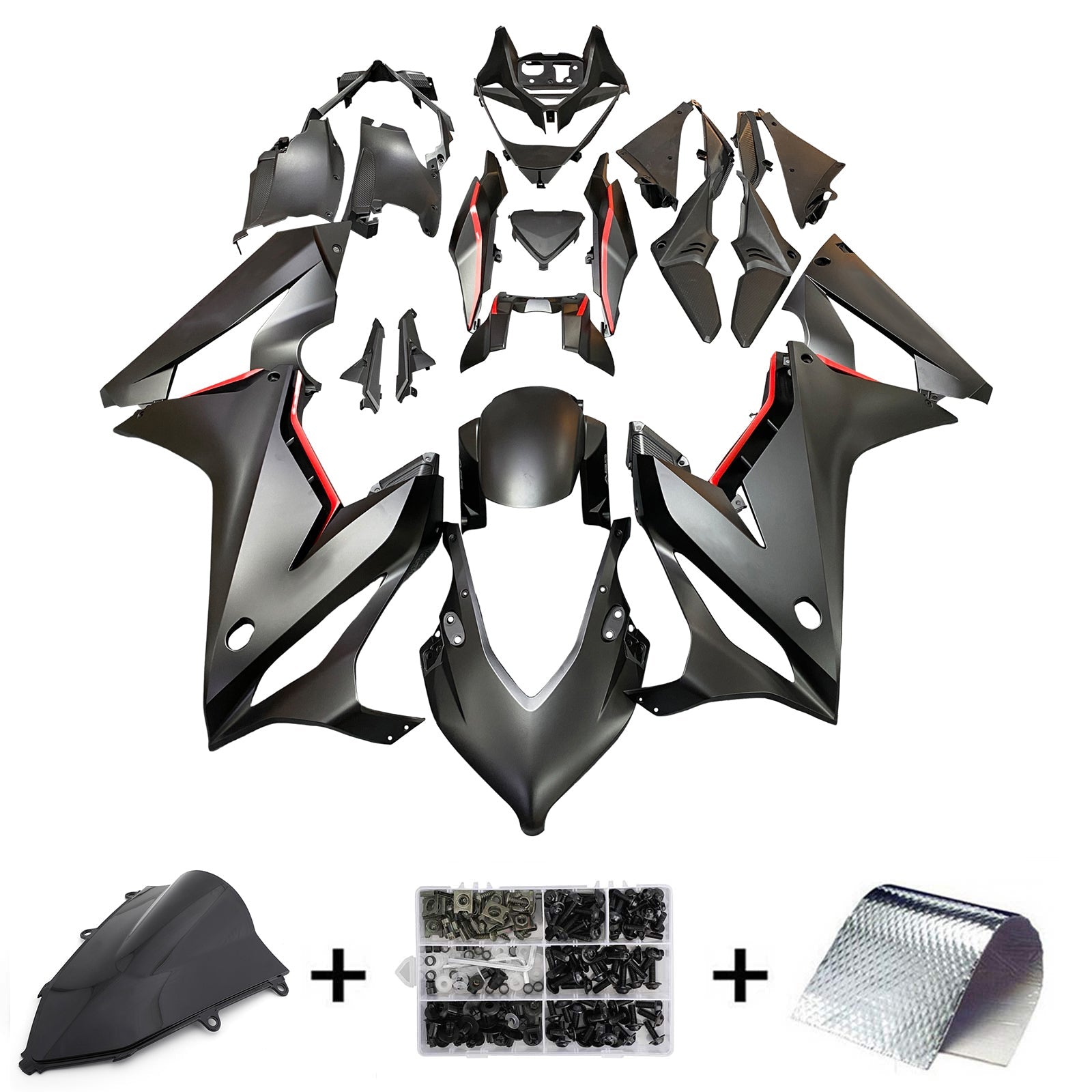 2019-2020 Honda CBR650R Amotopart Injection Fairing Kit Bodywork Plastic ABS #106