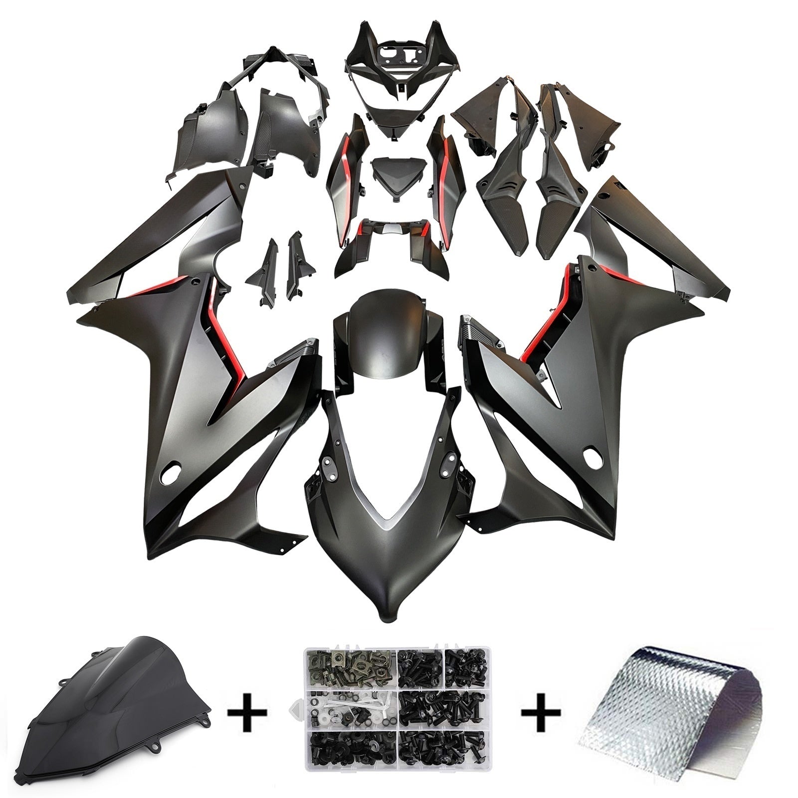 2021-2023 Honda CBR650R Amotopart Injection Fairing Kit Bodywork Plastic ABS #101