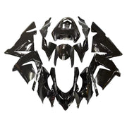 2004-2005 Kawasaki Zx10R Glossy Black Fairing Kit by Amotopart Fairings