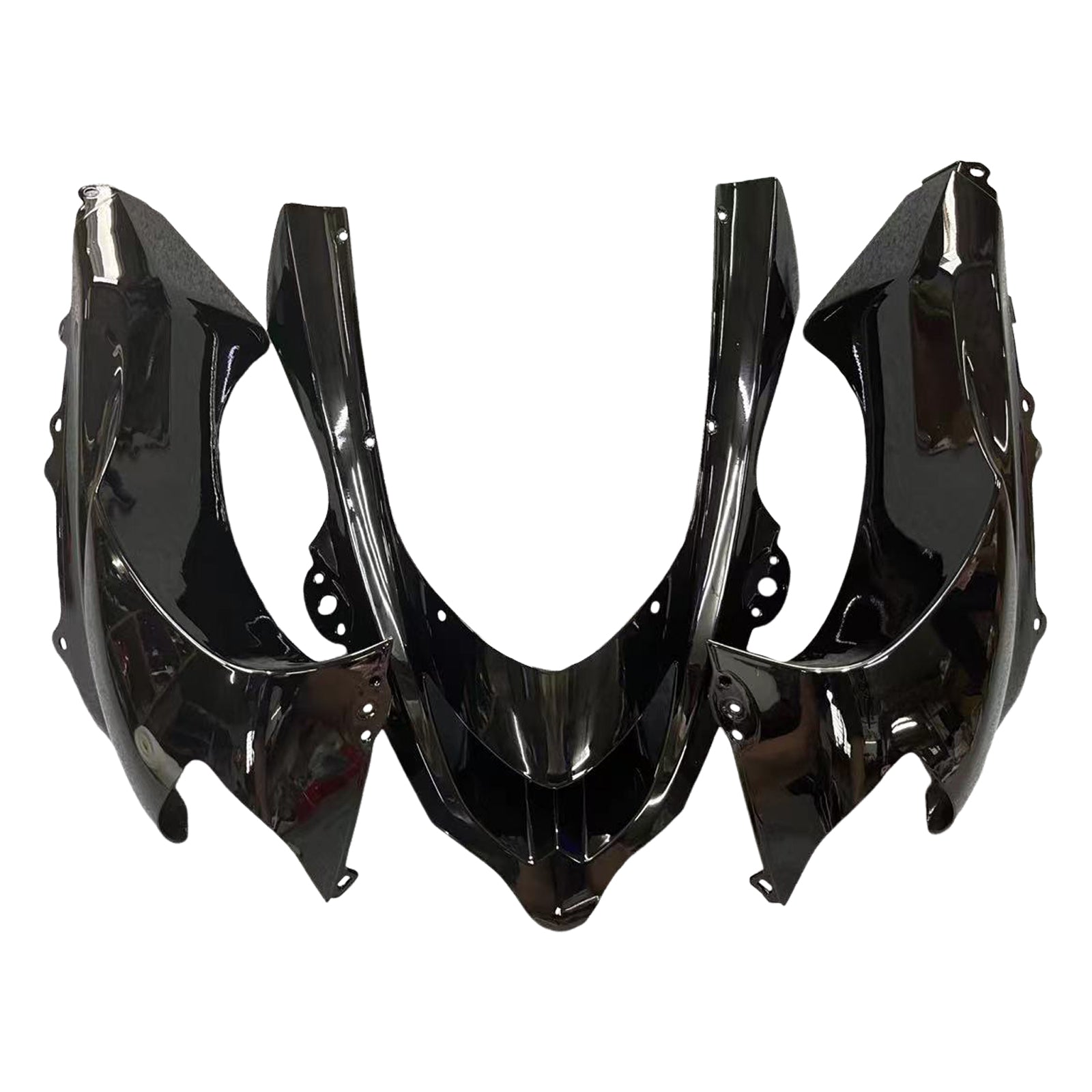 2004-2005 Kawasaki Zx10R Fairing Glossy Black Fairing Kit