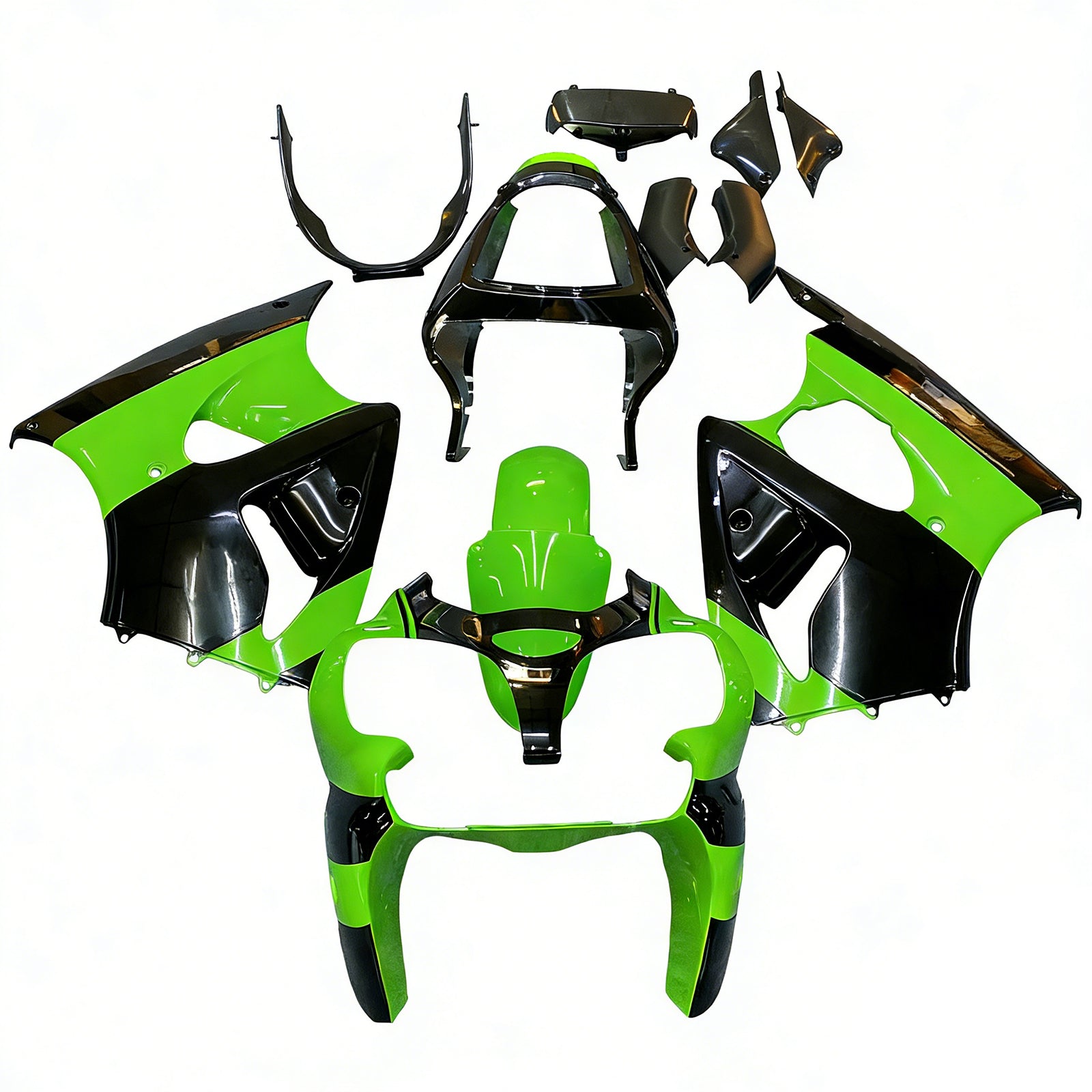 2000-2002 Kawasaki ZX6R 636 2005-2008 ZZR600 Injection Fairing Kit Bodywork