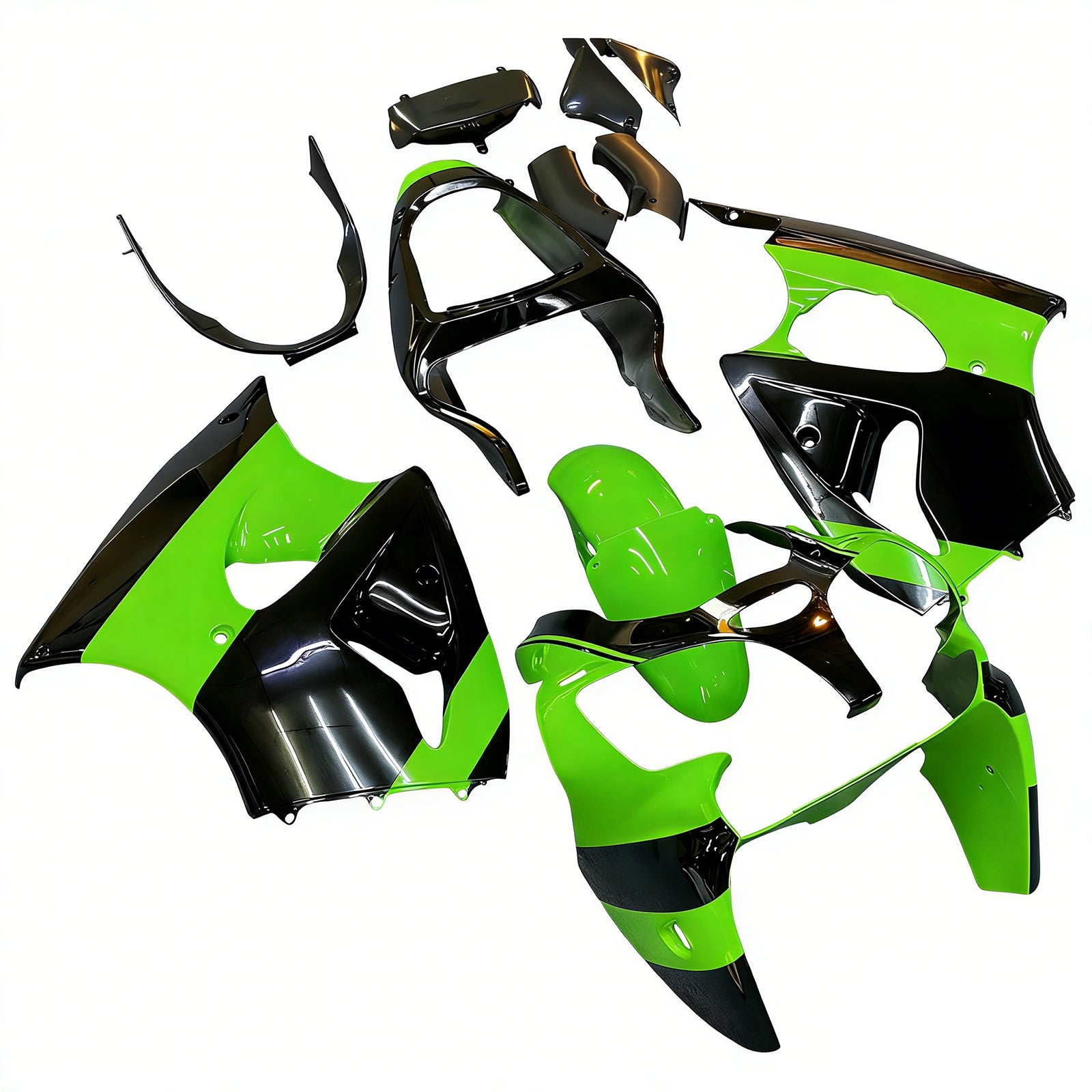 2000-2002 Kawasaki ZX6R 636 2005-2008 ZZR600 Injection Fairing Kit Bodywork