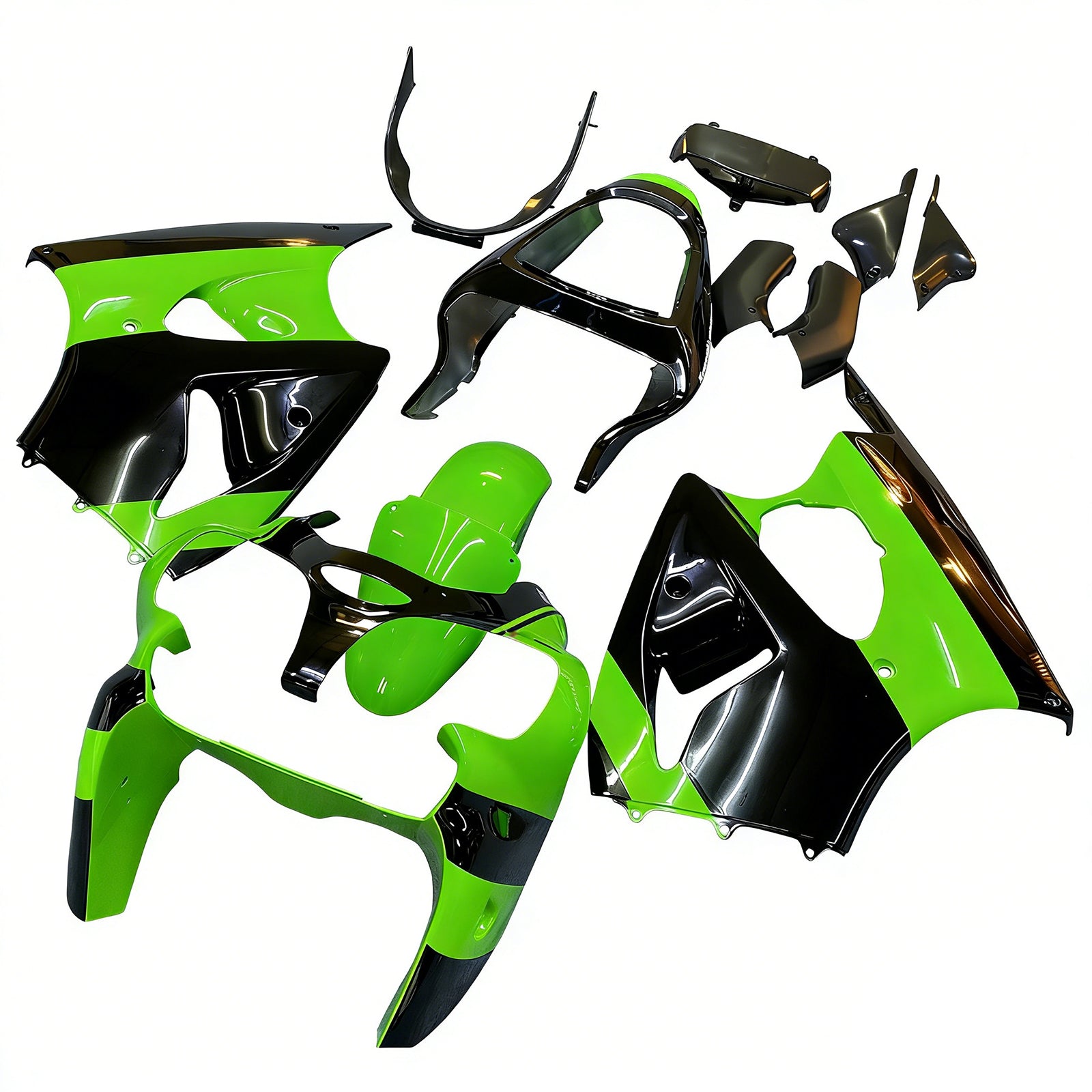 2000-2002 Kawasaki ZX6R 636 2005-2008 ZZR600 Injection Fairing Kit Bodywork