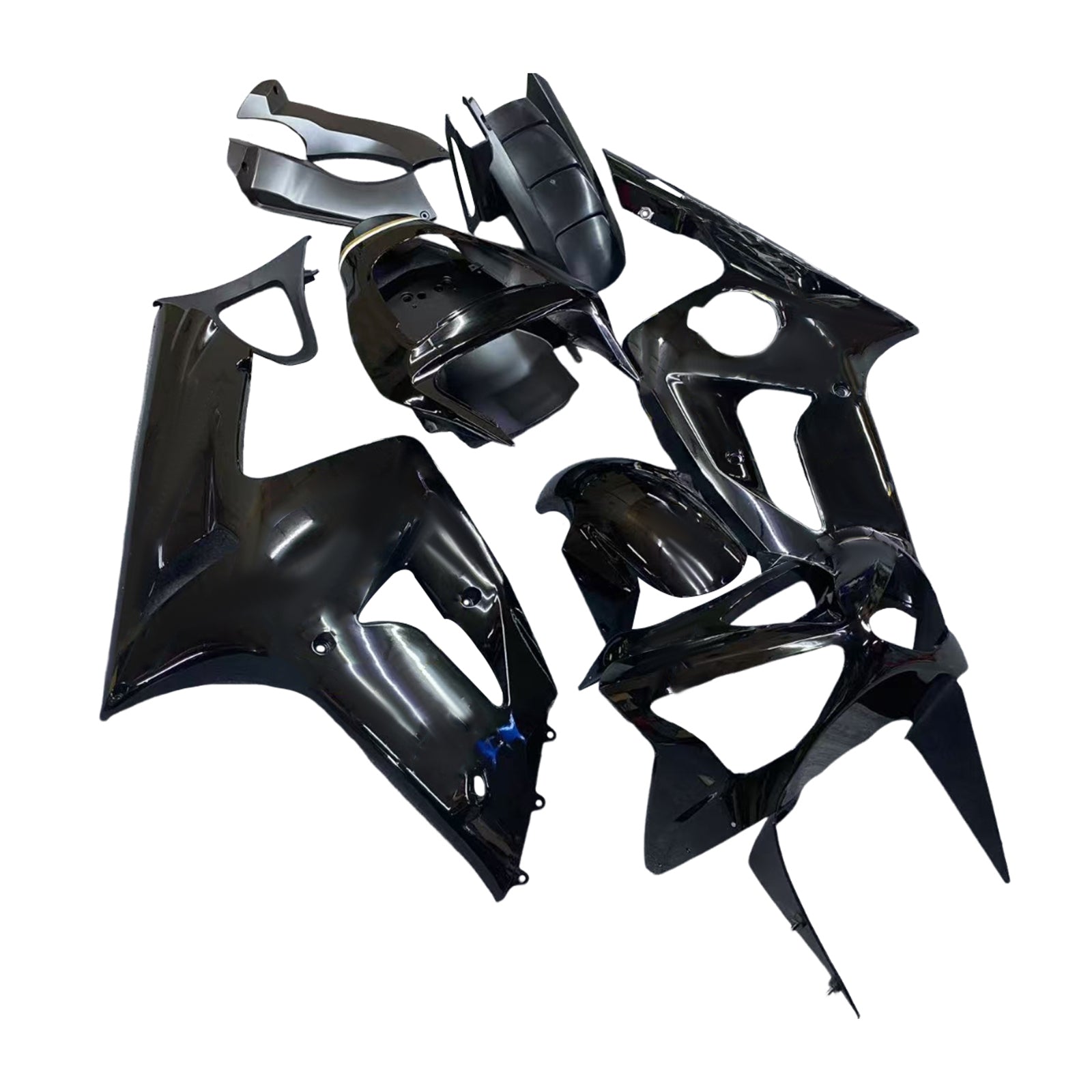2003-2004 Kawasaki ZX6R 636 Amotopart Injection Fairing Kit Bodywork Plastic ABS #104