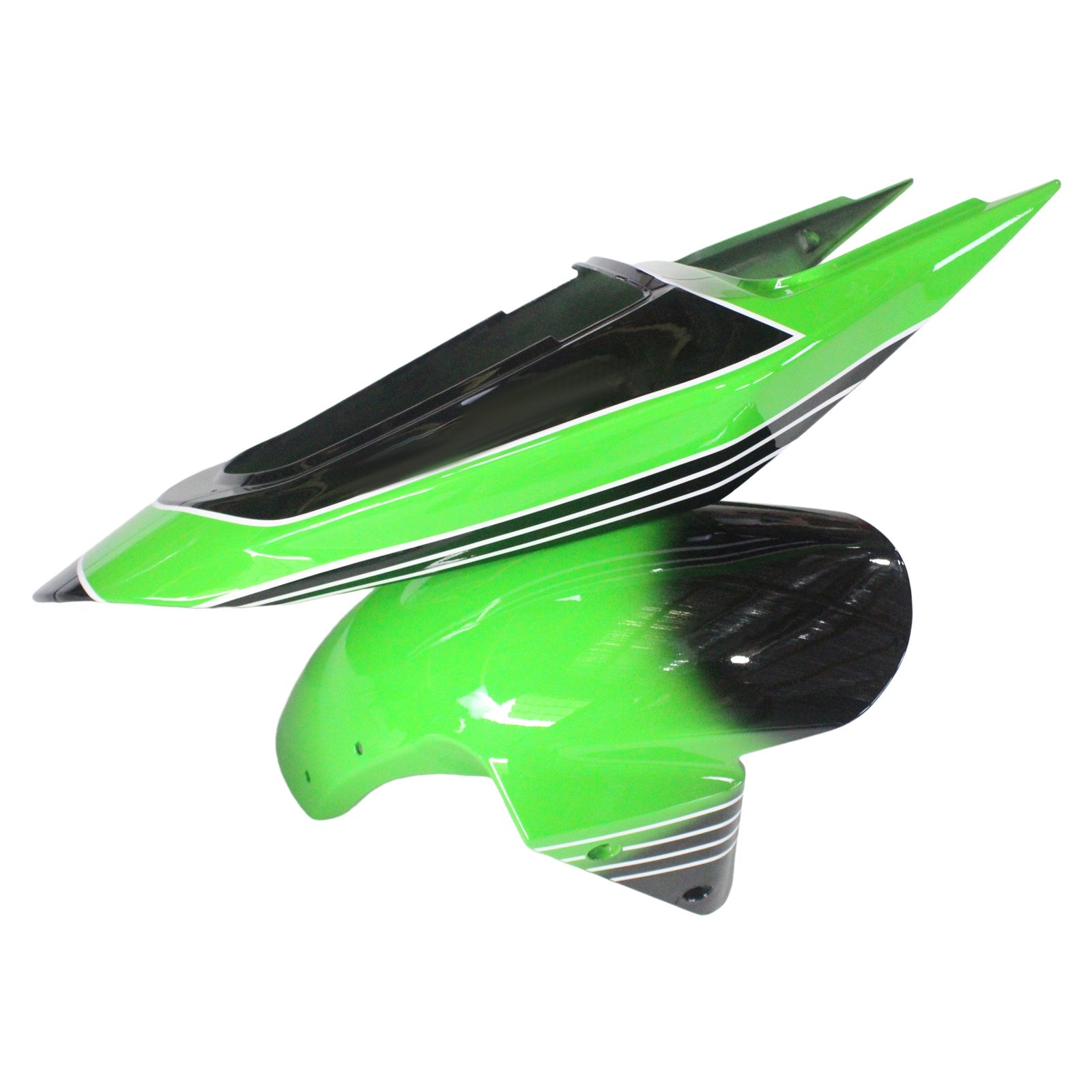 2003-2004 Kawasaki ZX6R 636 Amotopart Injection Fairing Kit Bodywork Plastic ABS #112