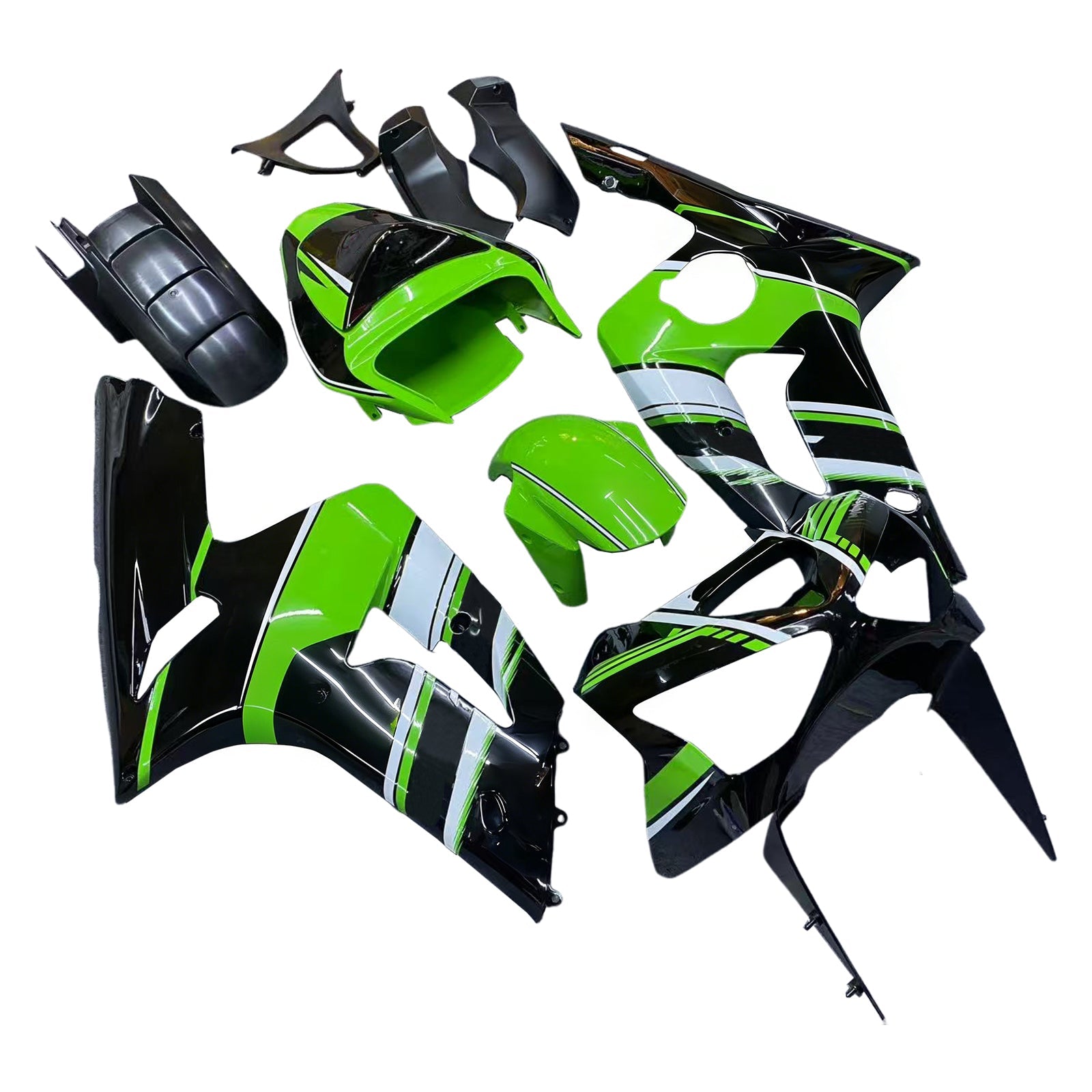 2003-2004 Kawasaki ZX6R 636 Injection Fairing Kit Bodywork Plastic ABS#121
