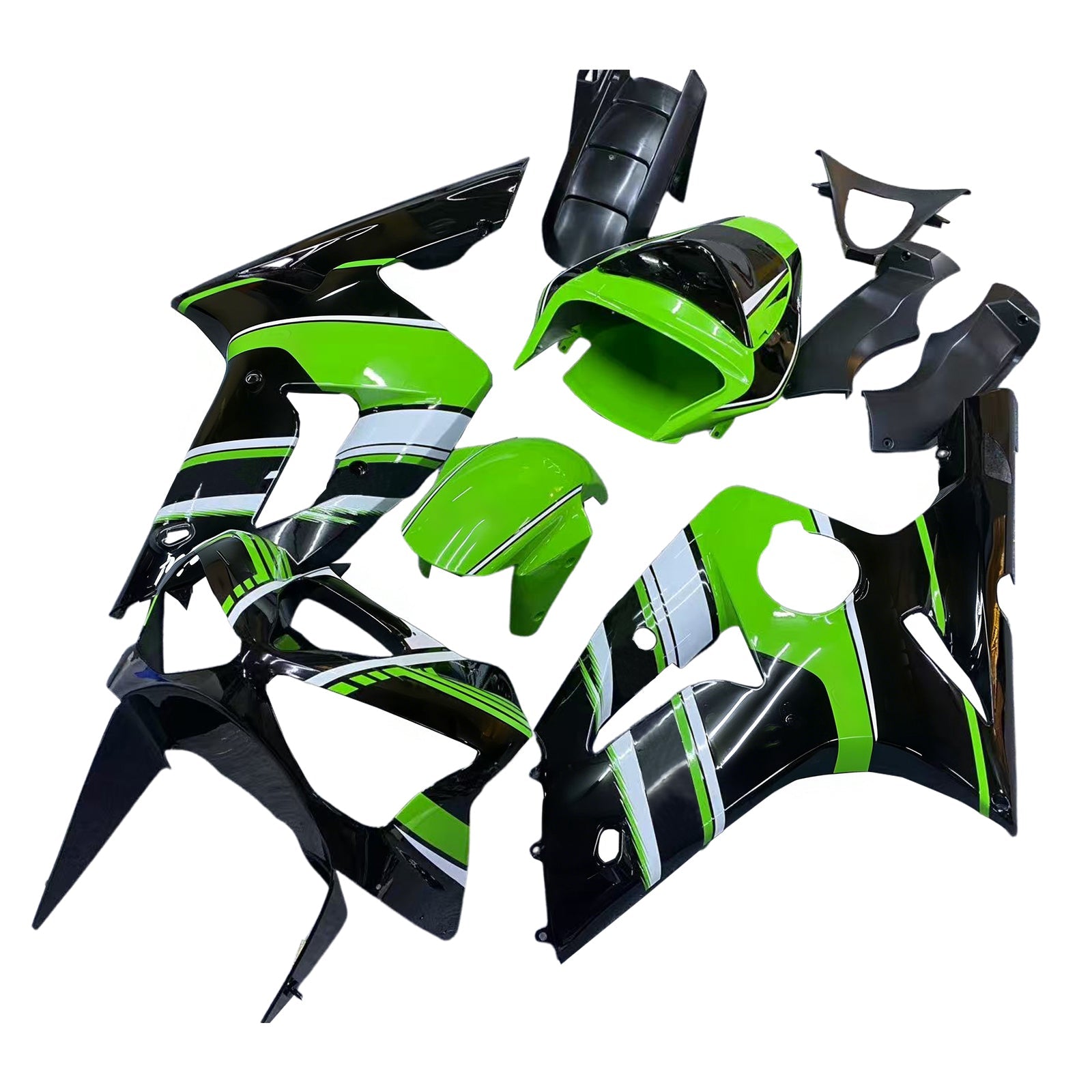 2003-2004 Kawasaki ZX6R 636 Injection Fairing Kit Bodywork Plastic ABS#121