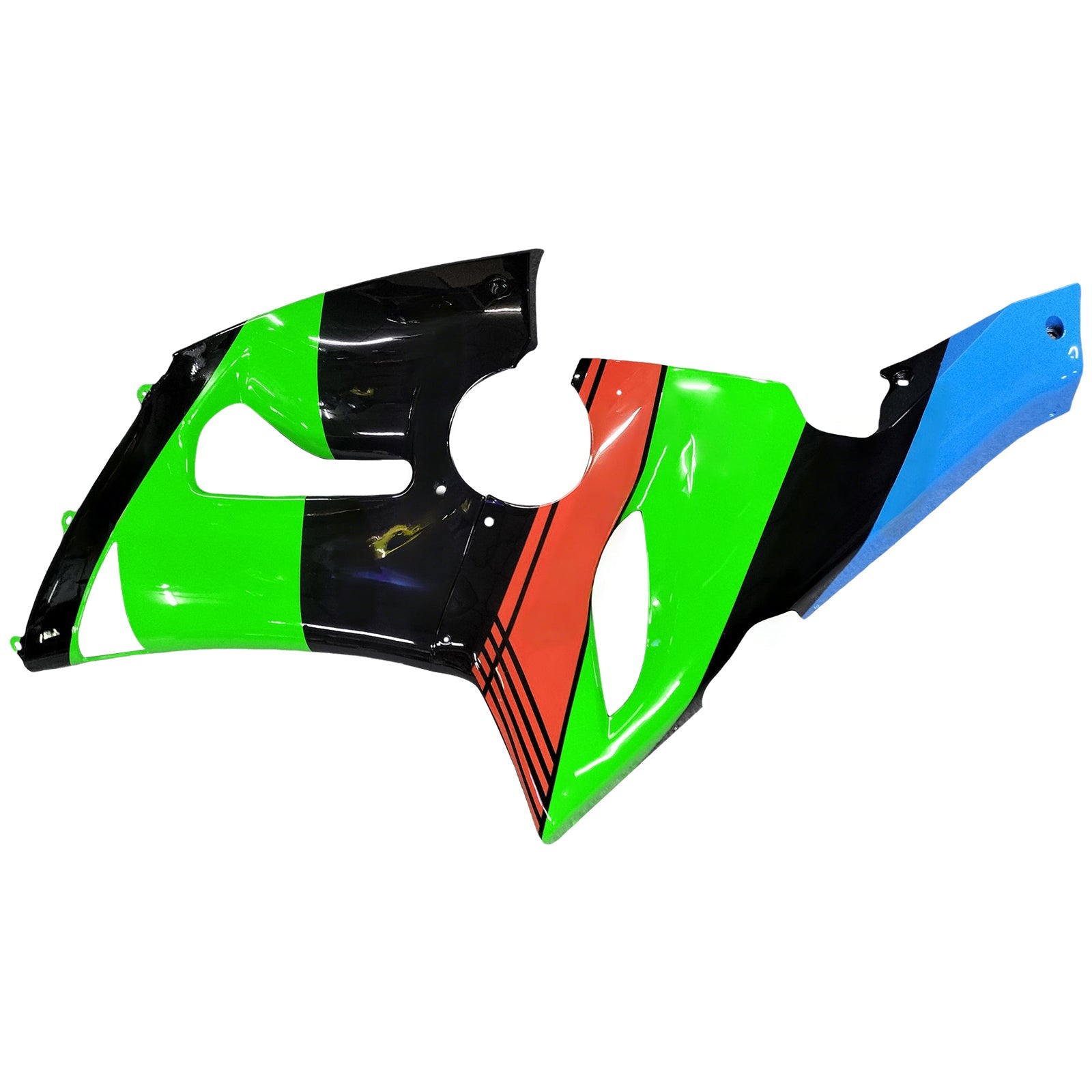 2005-2006 Kawasaki ZX6R 636 Amotopart Injection Fairing Kit Bodywork Plastic ABS #129
