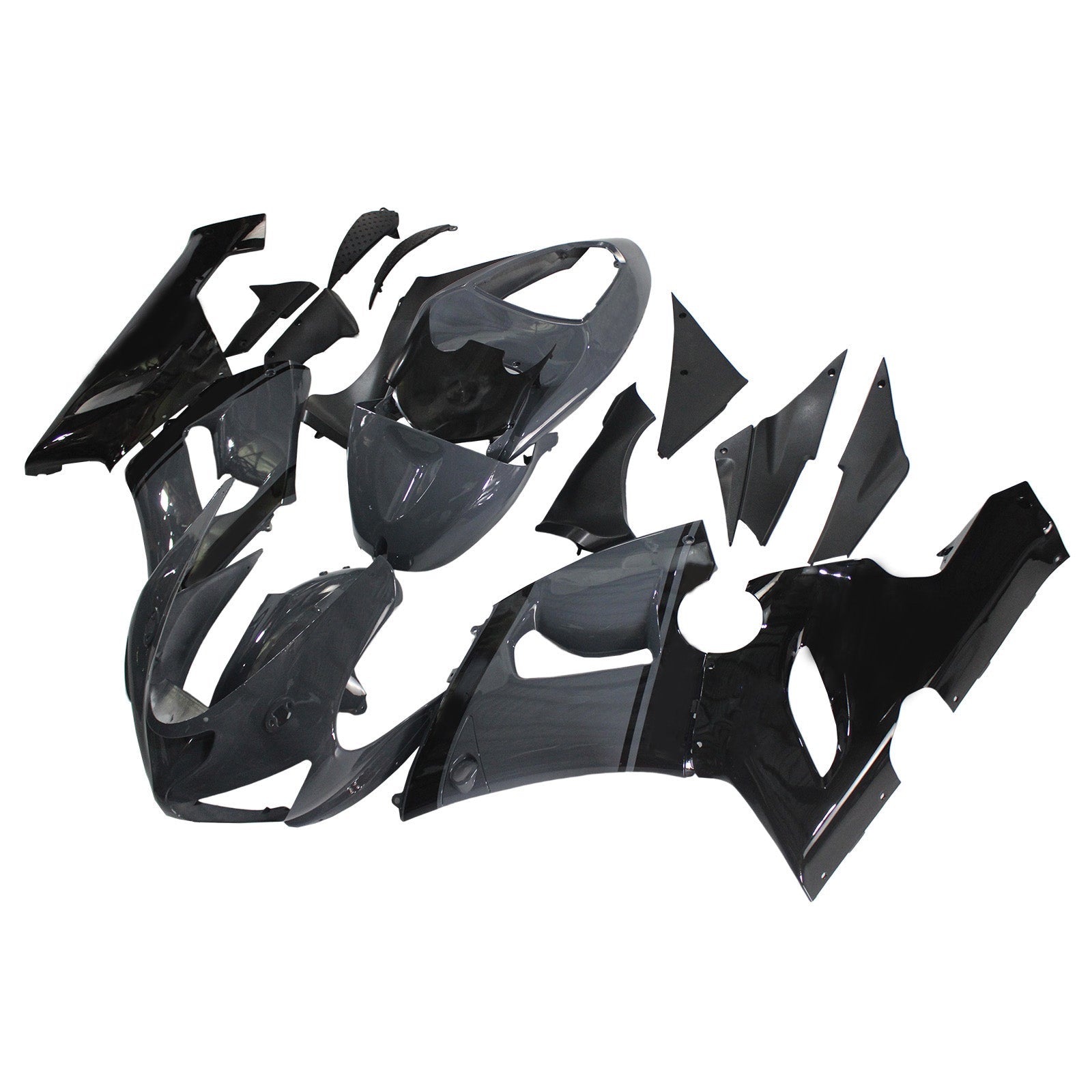2005-2006 Kawasaki ZX6R 636 Amotopart Injection Fairing Kit Bodywork Plastic ABS #133
