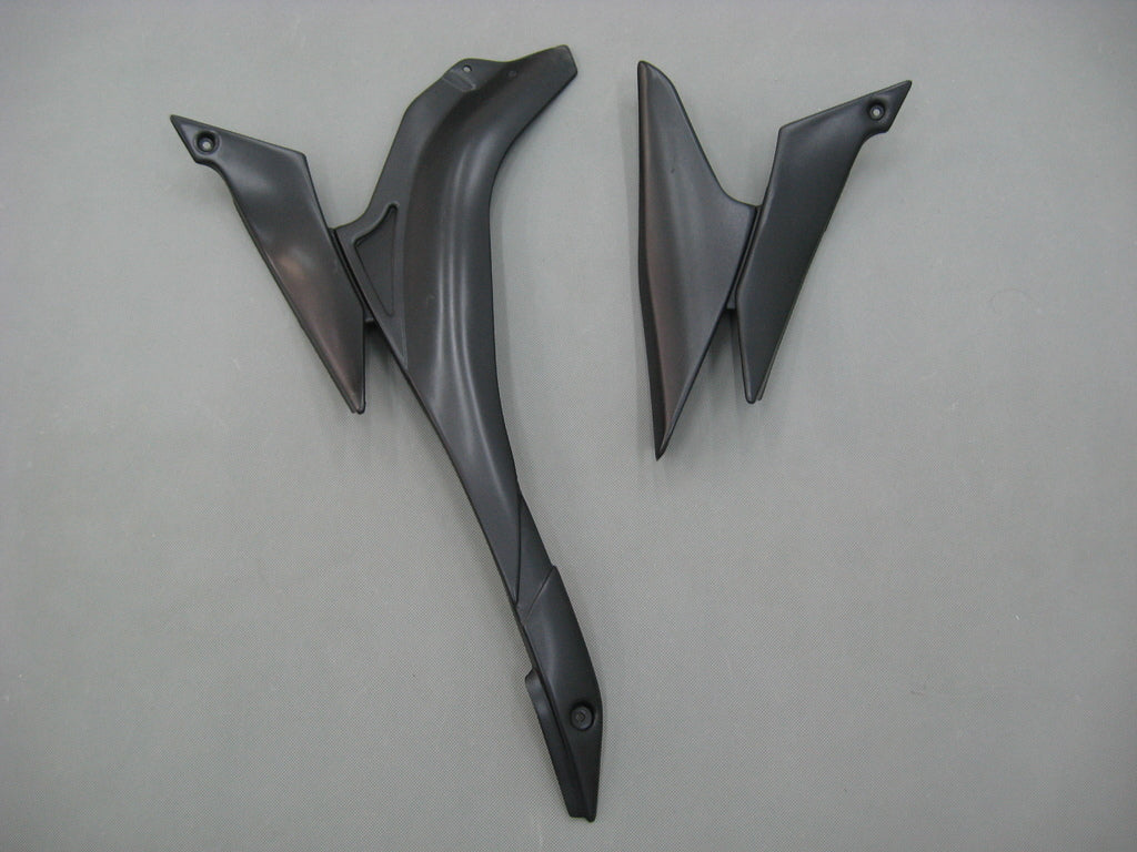 2007-2008 Kawasaki ZX6R ZX636 Amotopart Fairings Black White West Ninja Racing Customs Fairing