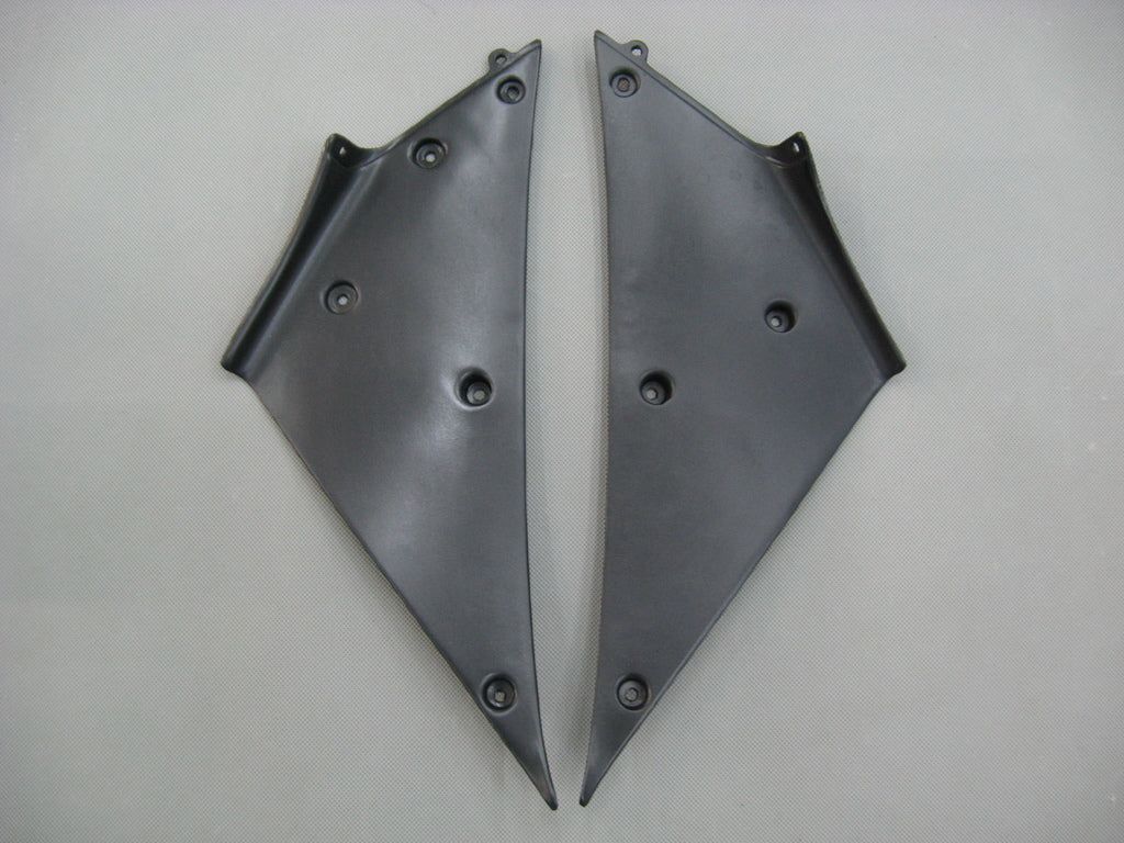 2007-2008 Kawasaki ZX6R ZX636 Amotopart Fairings Black White West Ninja Racing Customs Fairing