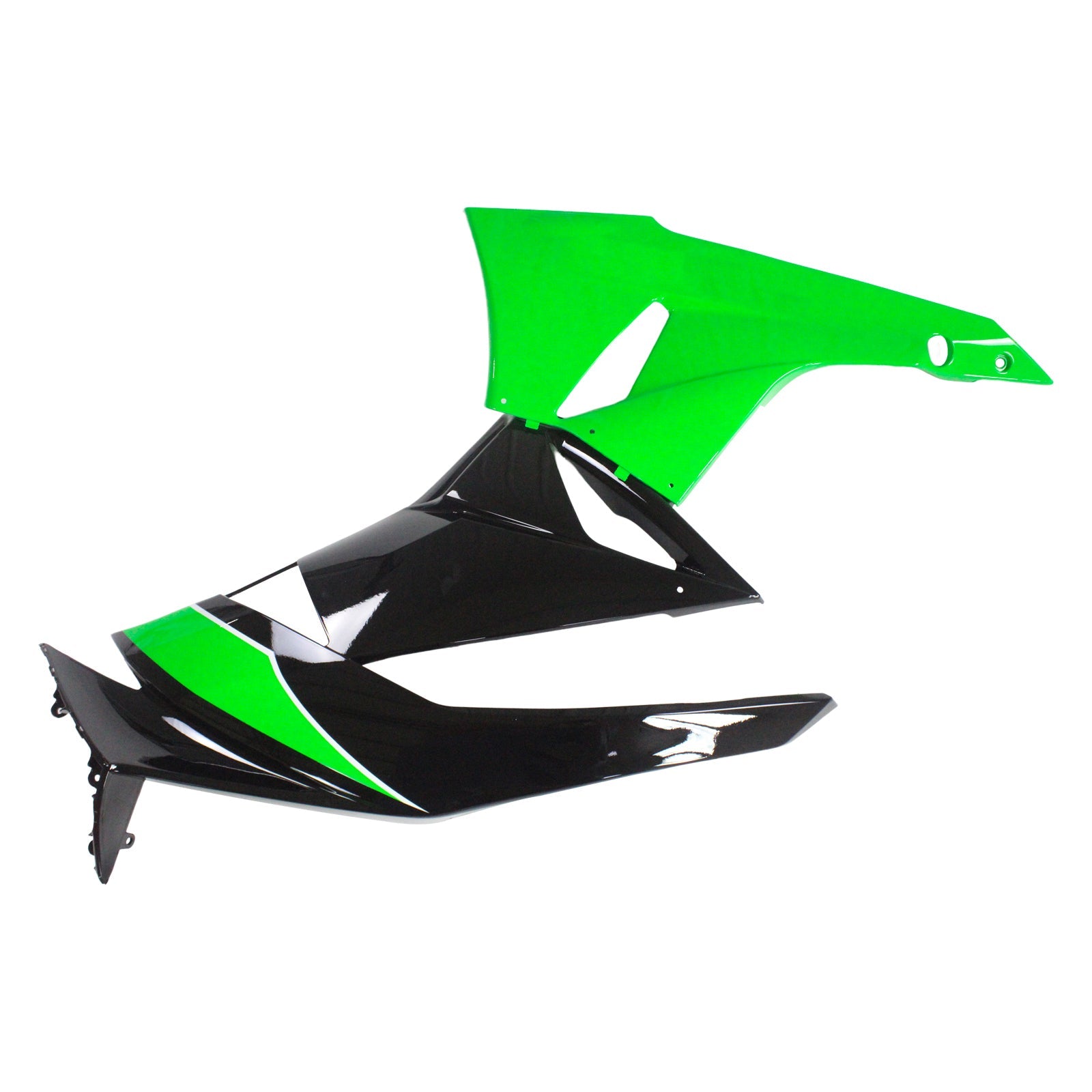 2009-2012 Kawasaki ZX6R 636 Amotopart Injection Fairing Kit Bodywork Plastic ABS #104