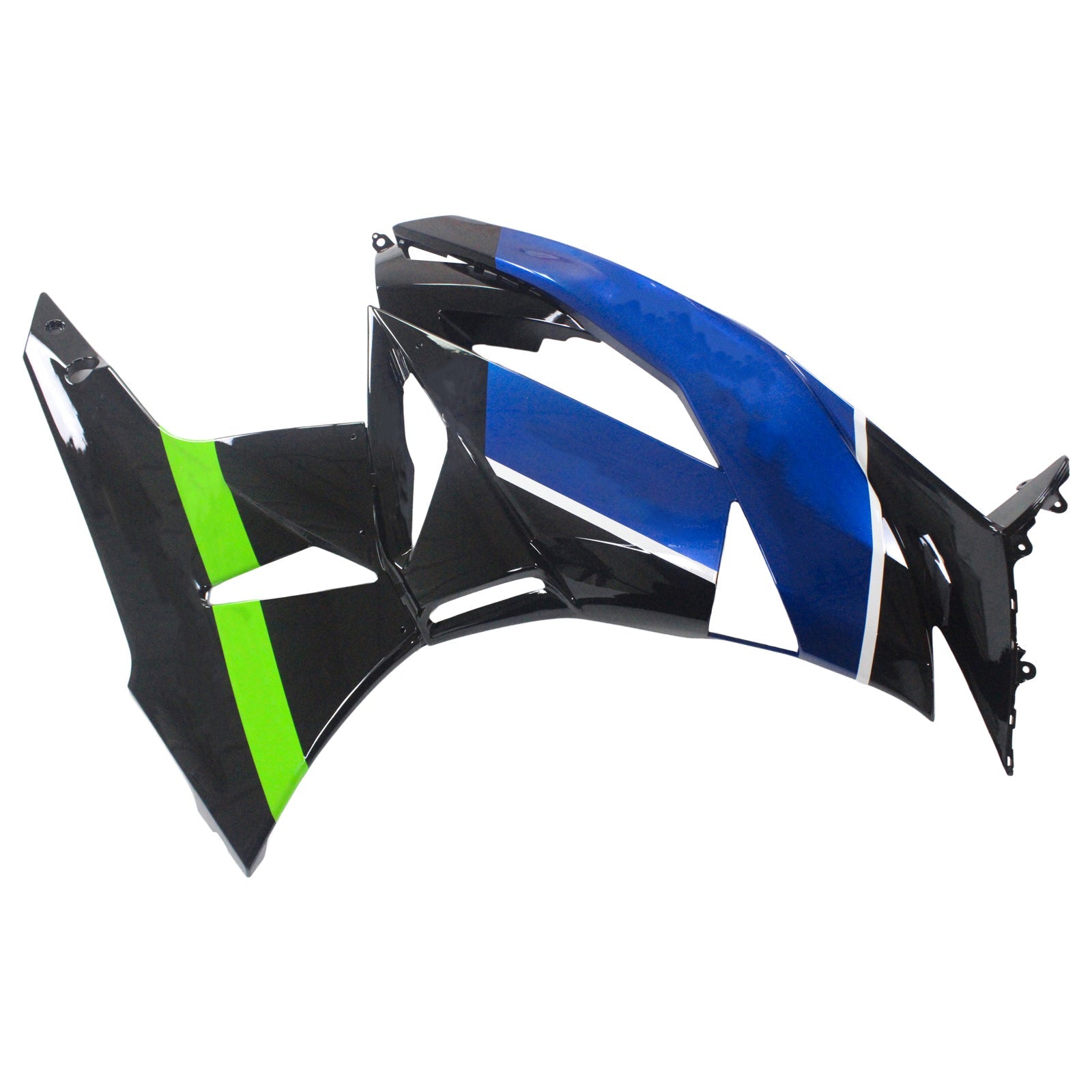 2009-2012 Kawasaki ZX6R 636 Amotopart Injection Fairing Kit Bodywork Plastic ABS #115