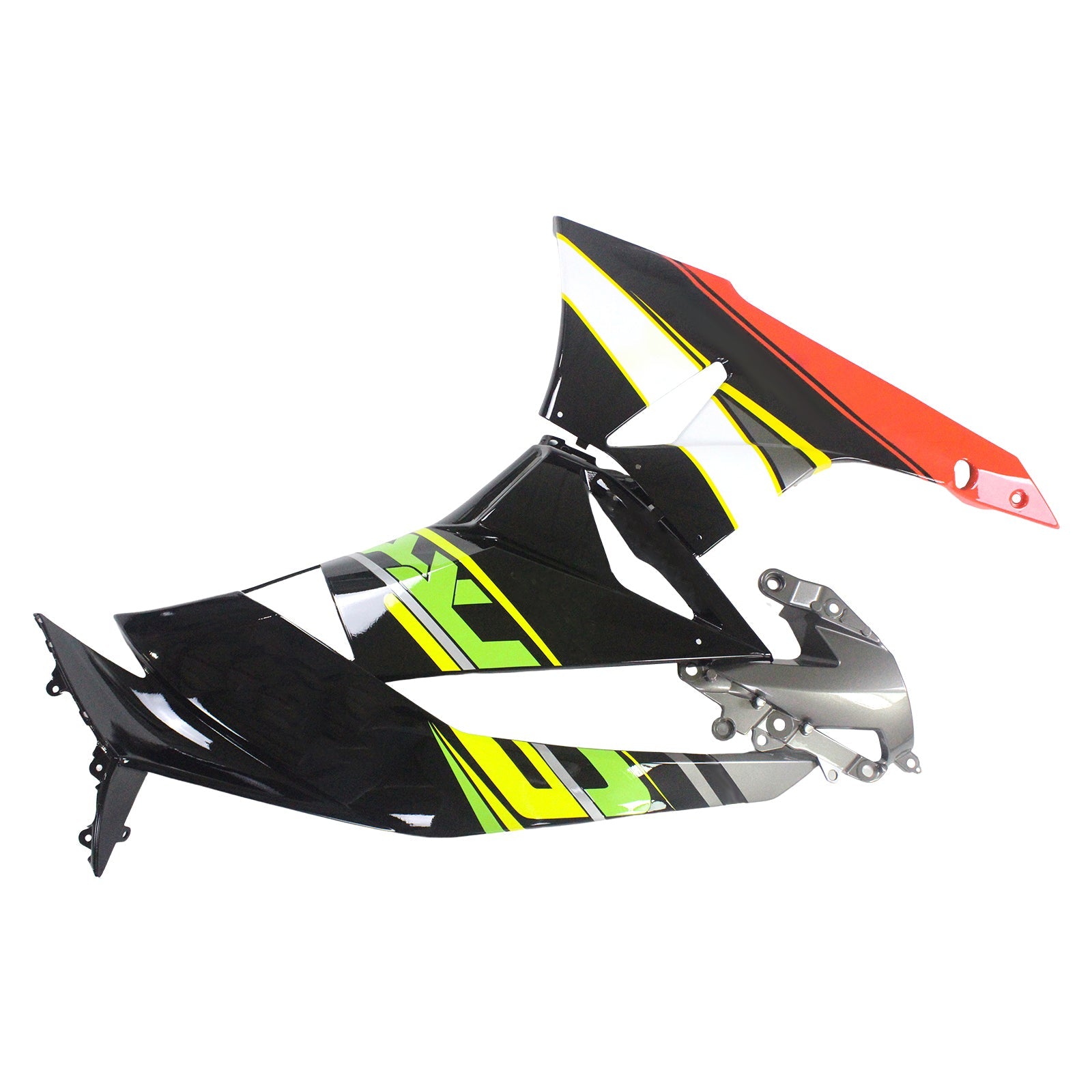 2009-2012 Kawasaki ZX6R 636 Amotopart Injection Fairing Kit Bodywork Plastic ABS #116