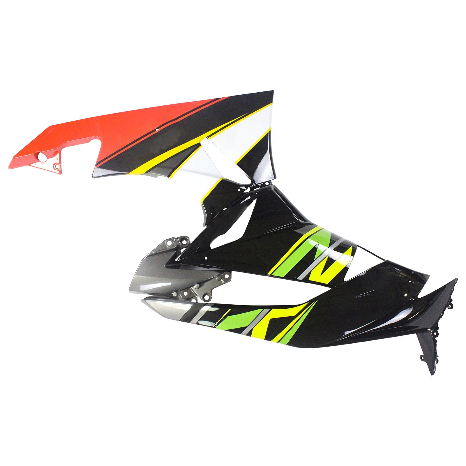 2009-2012 Kawasaki ZX6R 636 Amotopart Injection Fairing Kit Bodywork Plastic ABS #116