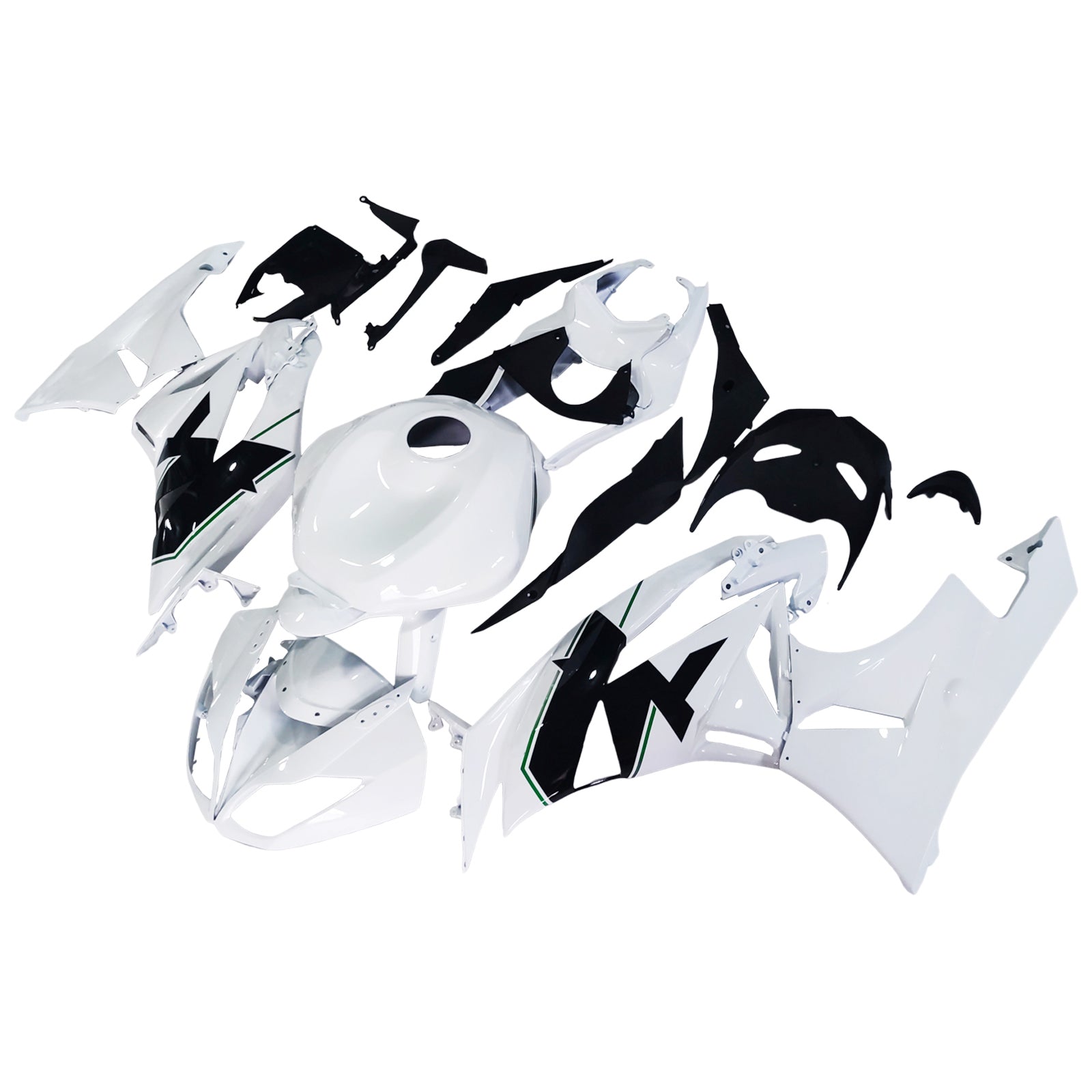 2009-2012 Kawasaki ZX6R 636 Fairing Kit Bodywork Plastic ABS