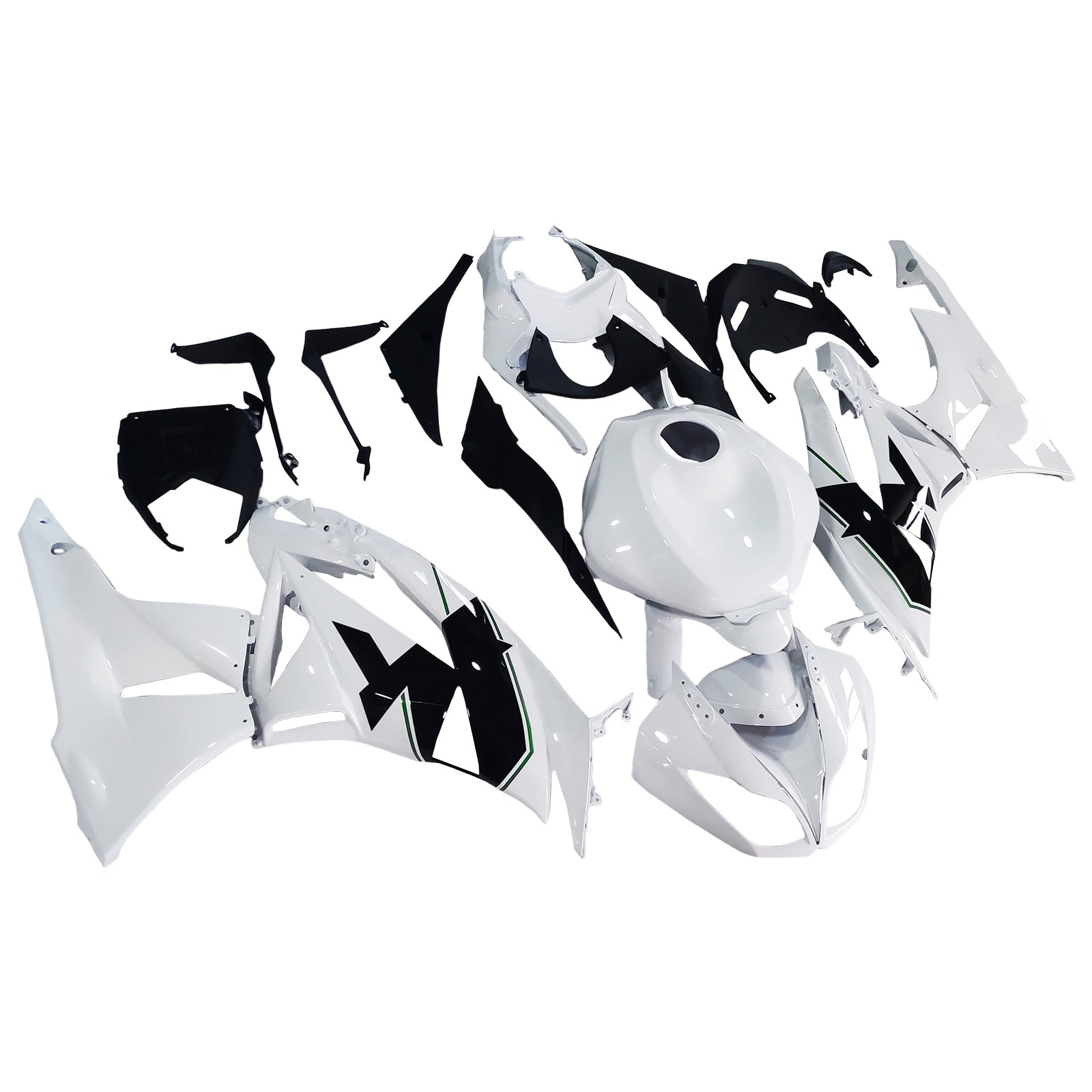 2009-2012 Kawasaki ZX6R 636 Fairing Kit Bodywork Plastic ABS