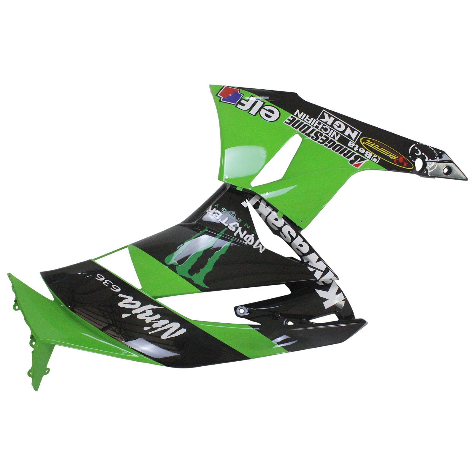 2009-2012 Kawasaki ZX6R 636 Fairing Kit Bodywork Plastic ABS