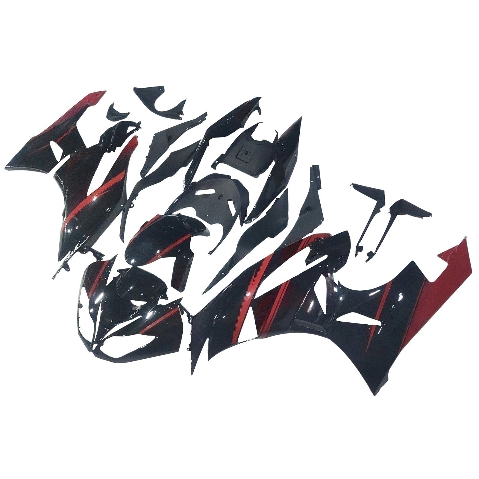 2009-2012 Kawasaki ZX6R 636 Fairing Kit Bodywork Plastic ABS