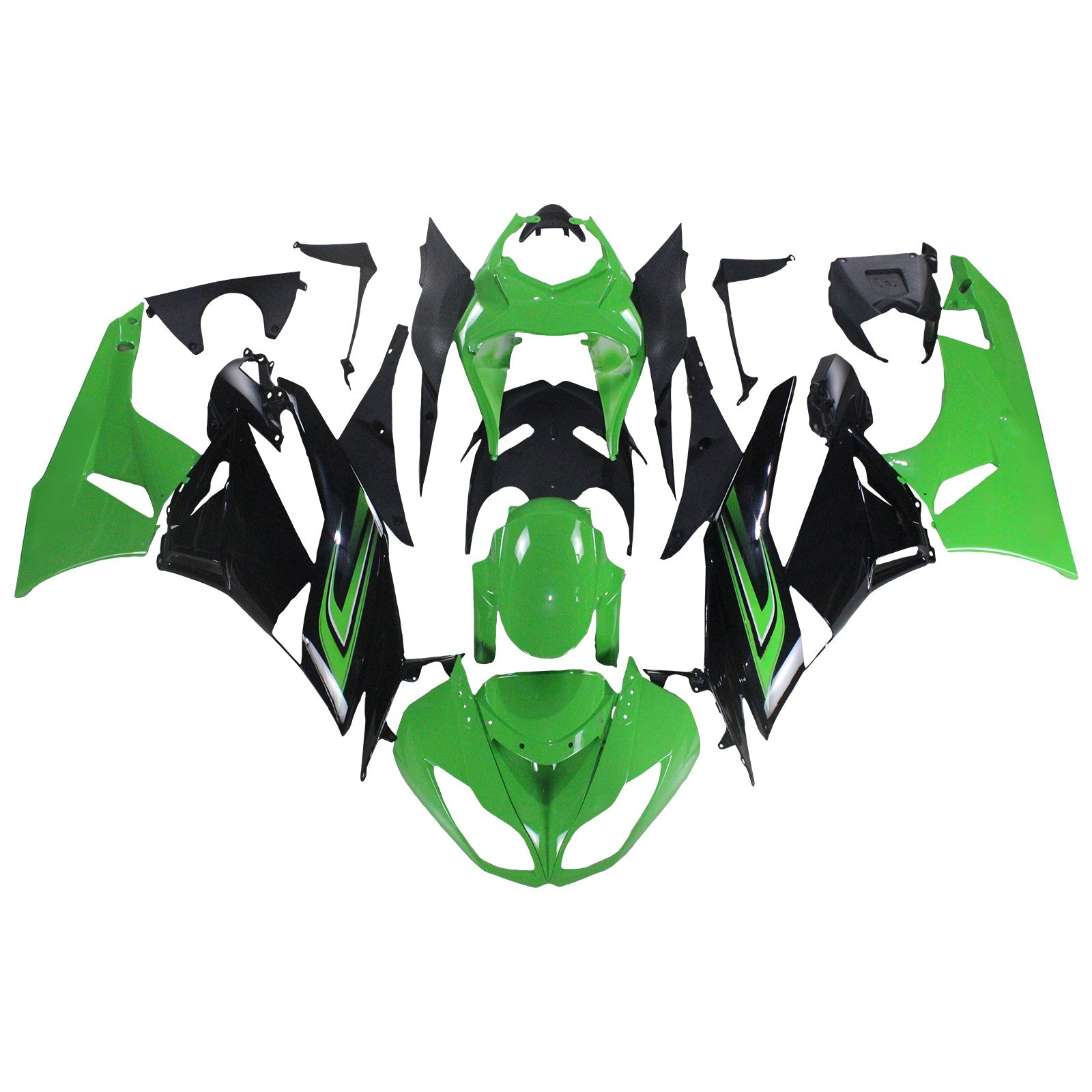 2009-2012 Kawasaki ZX6R 636 Fairing Kit Bodywork Plastic ABS