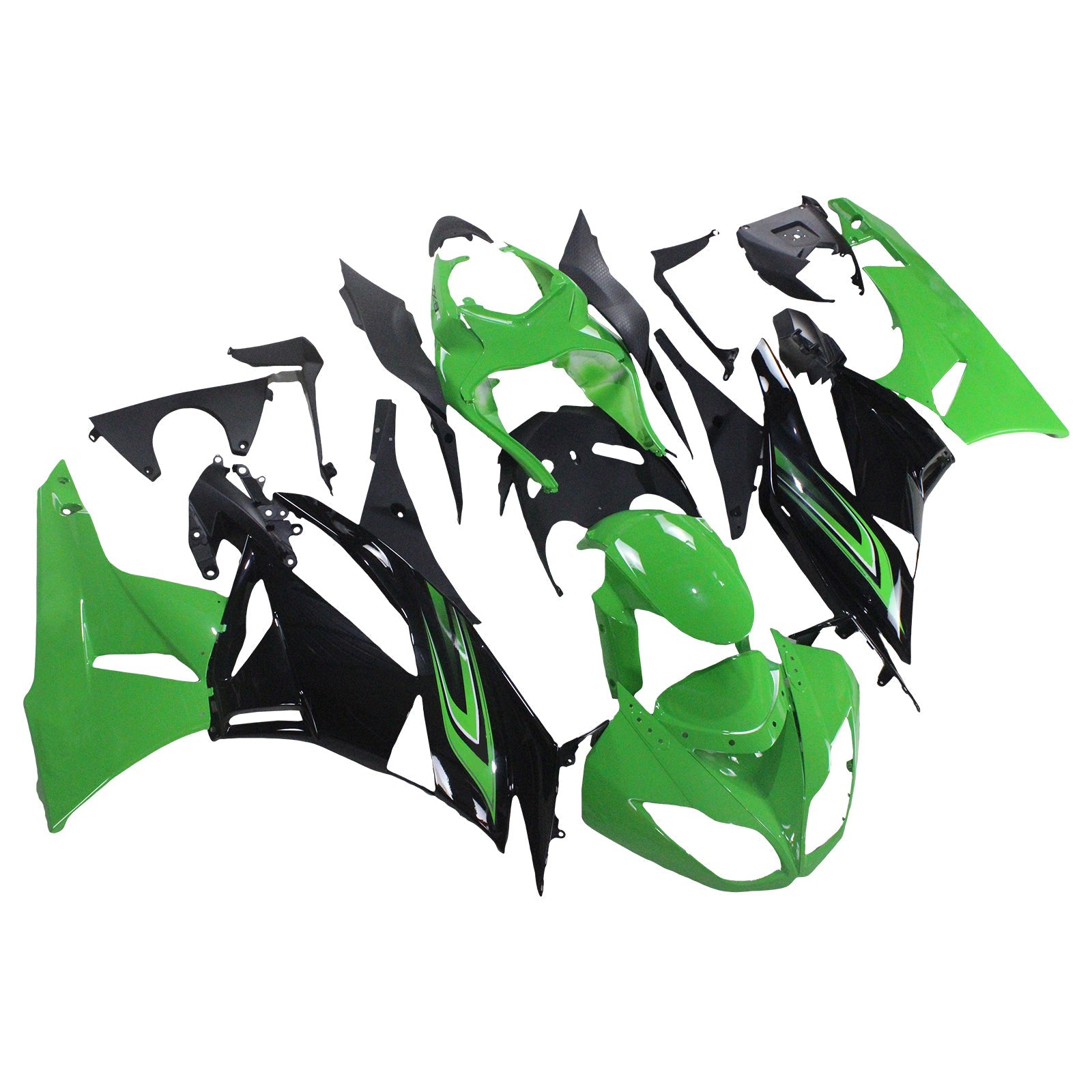 2009-2012 Kawasaki ZX6R 636 Fairing Kit Bodywork Plastic ABS