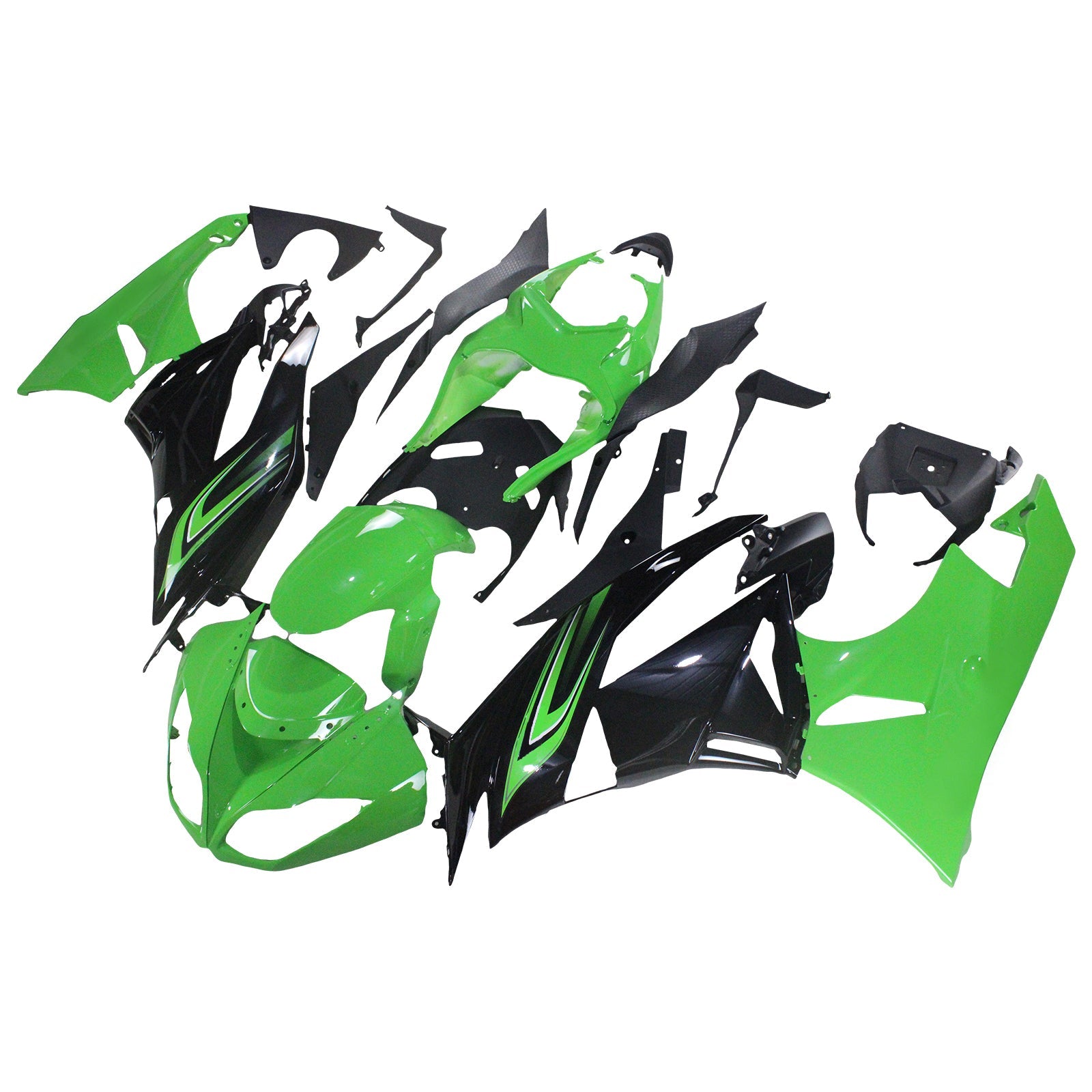 2009-2012 Kawasaki ZX6R 636 Fairing Kit Bodywork Plastic ABS