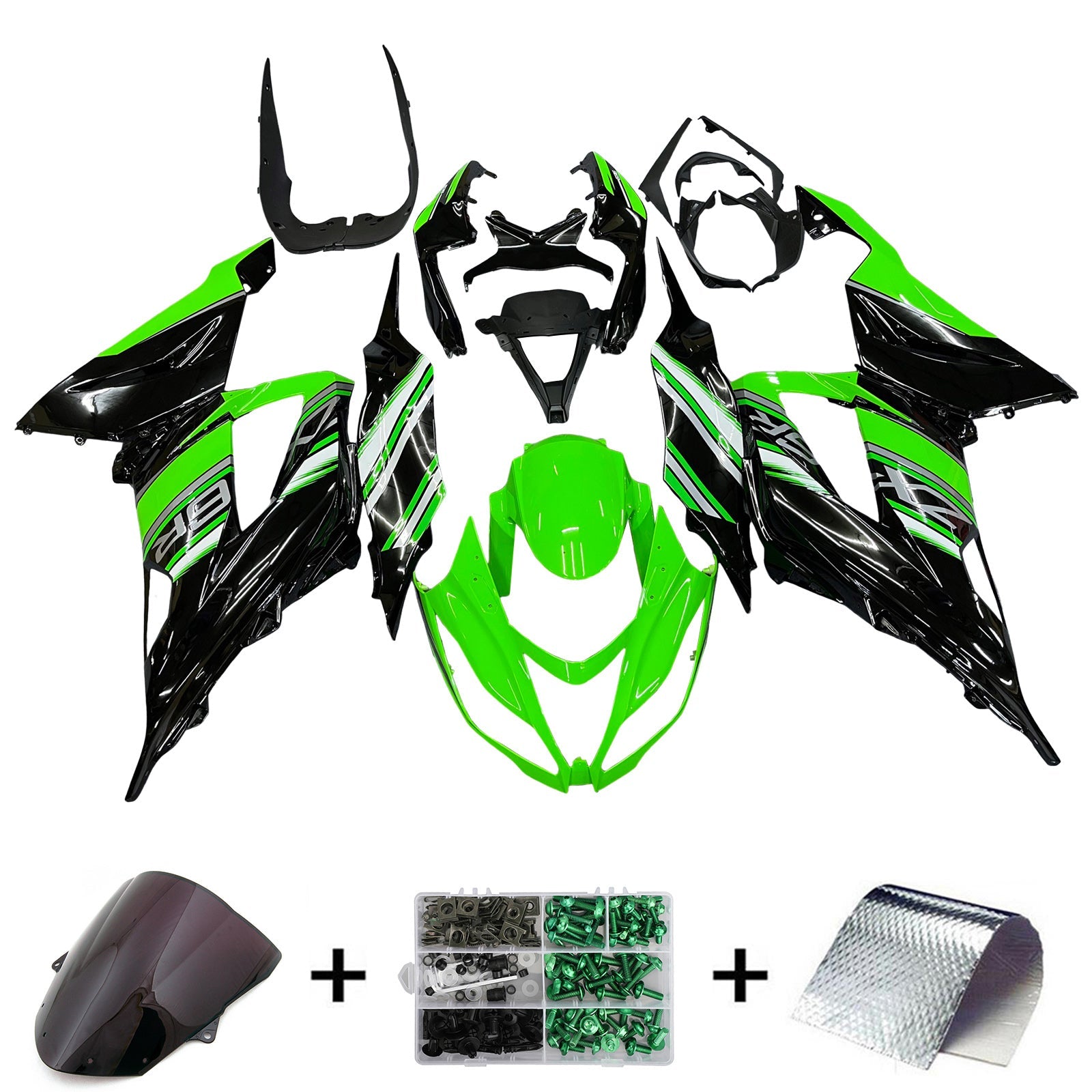 2013-2018 Kawasaki ZX6R 636 Fairing Kit Bodywork Plastic ABS