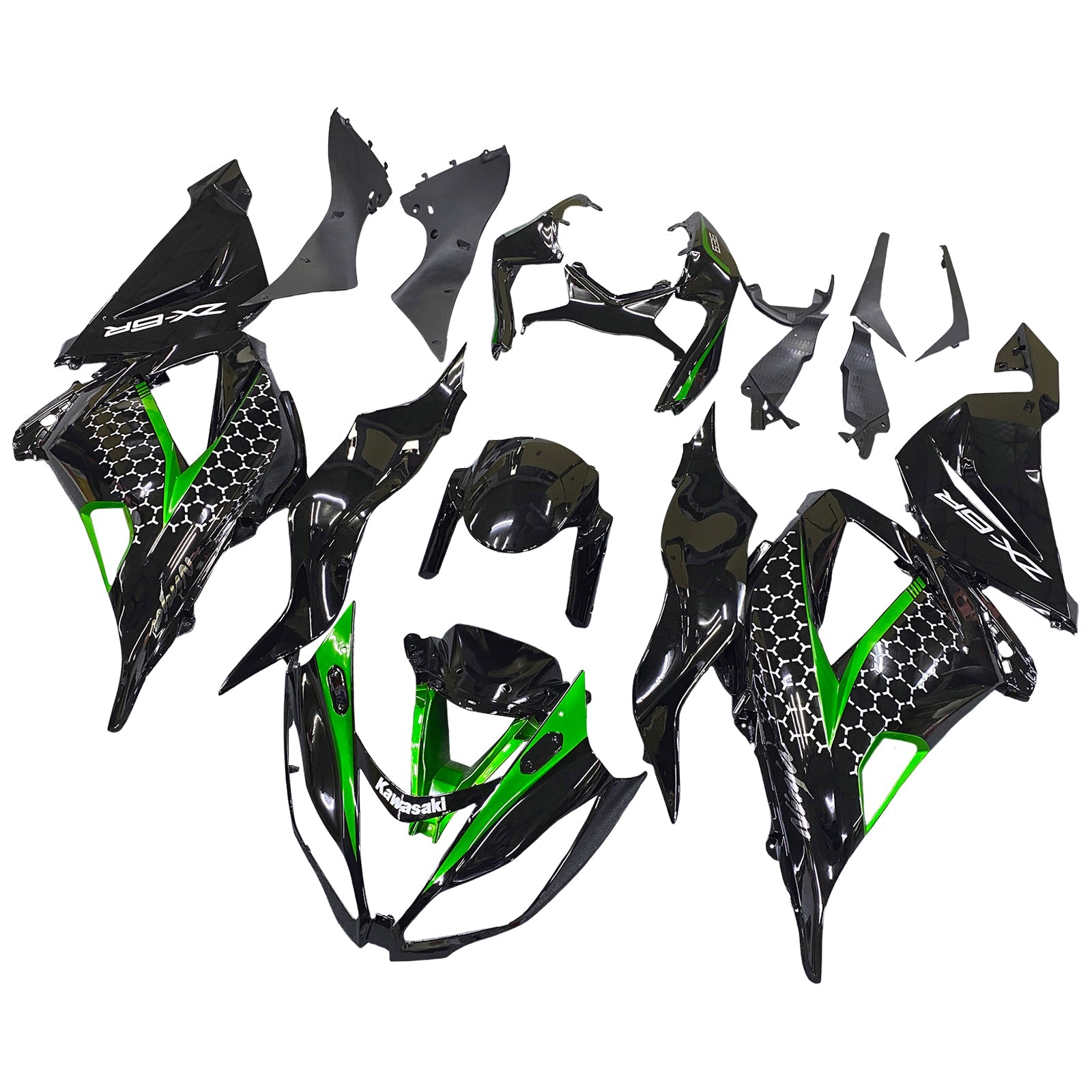 2013-2018 Kawasaki ZX6R 636 Fairing Kit Bodywork Plastic ABS